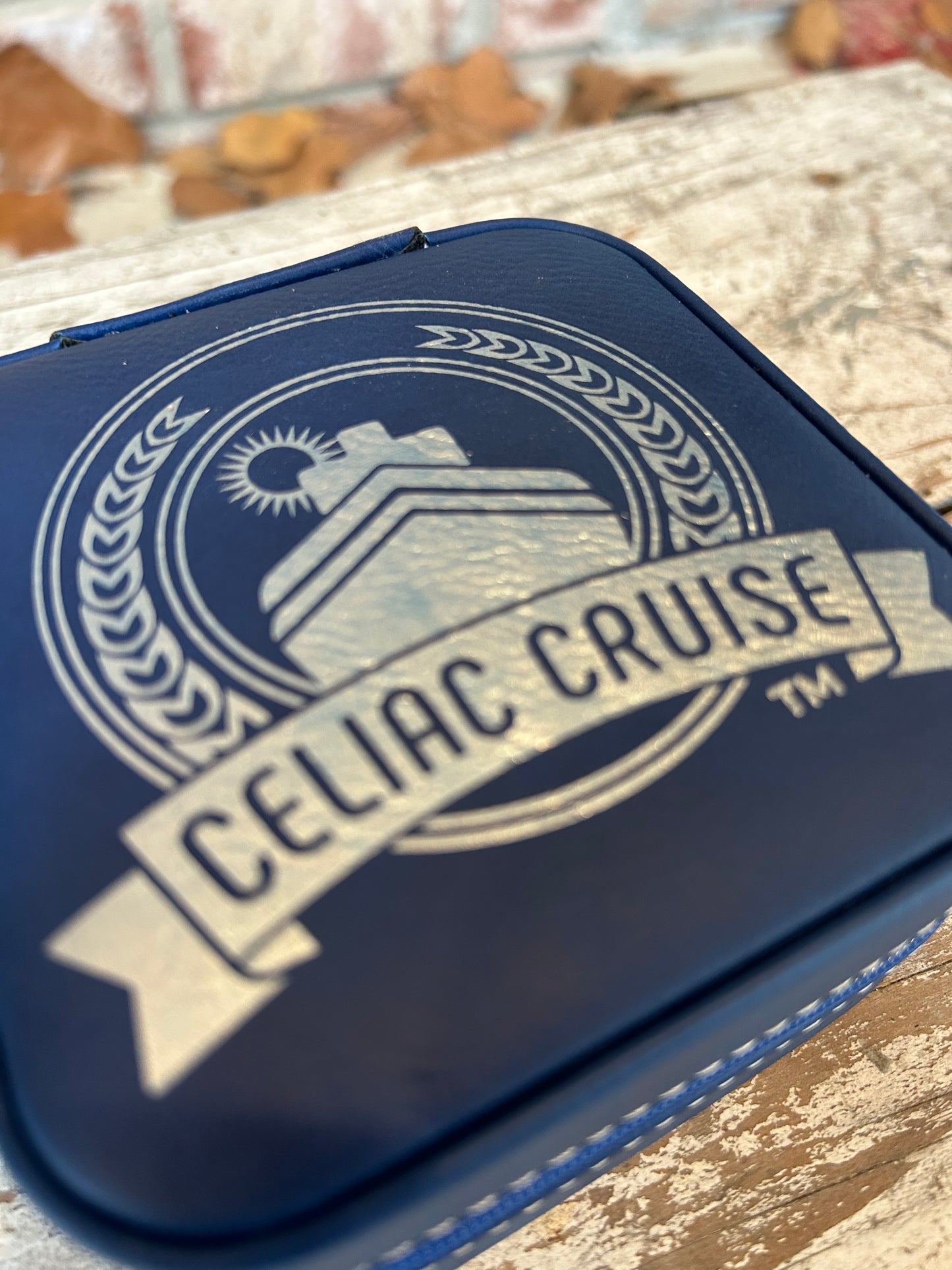 Bulk Order Personalized Leatherette Travel Jewelry Box | Gift for Cruise Clients