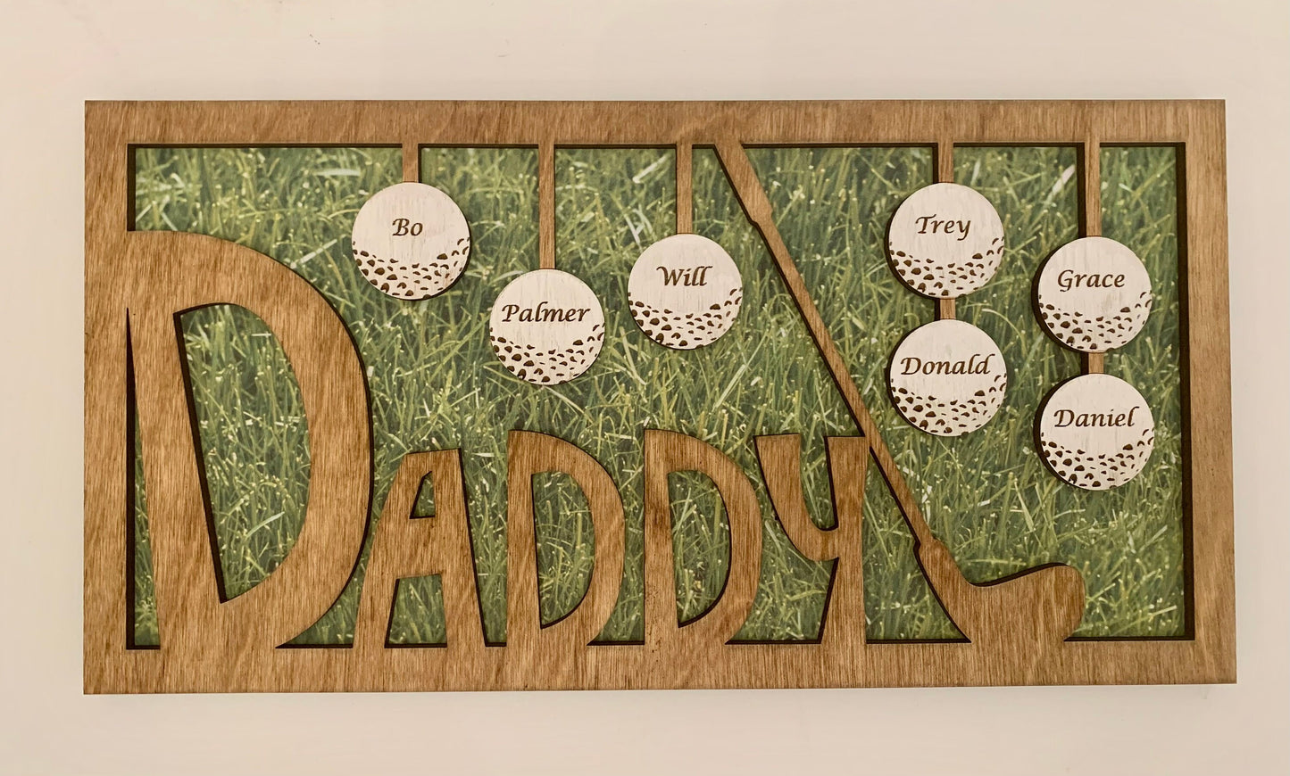 Personalized Dad or Grandpa Golf Sign | Golf Gift for Men| Gift for Grandpa