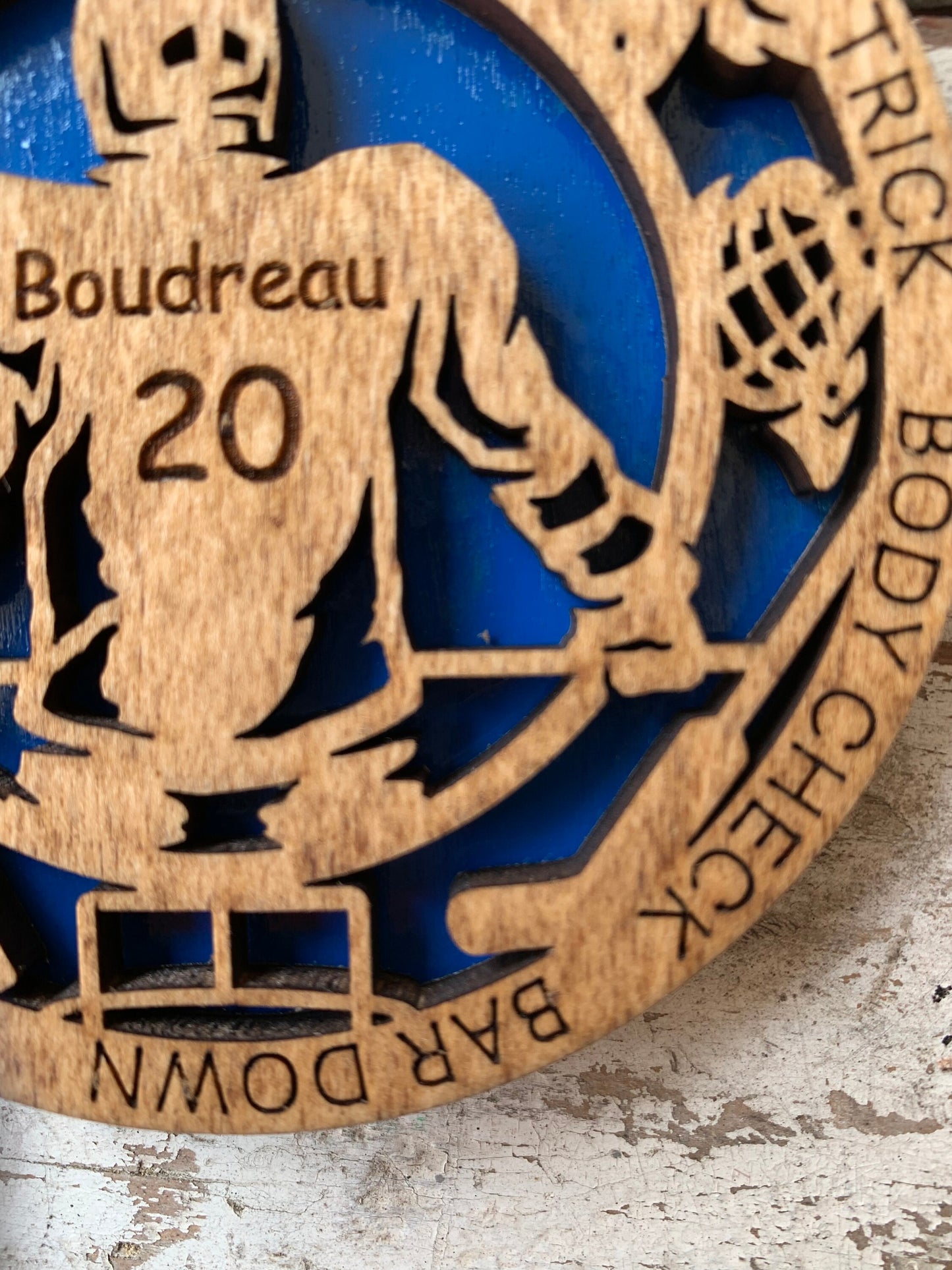 Personalized Hockey Christmas Tree Ornament | Gift for High School Hockey Team | Custom Hockey Player Ornament | Senior Hockey Gift
