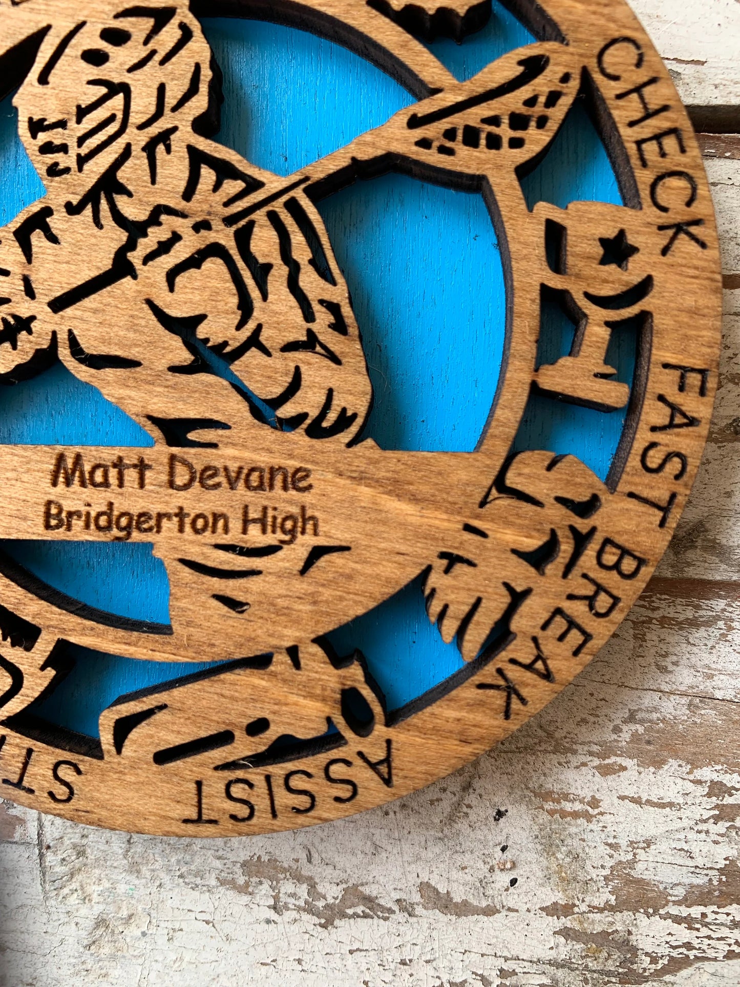 Personalized Lacrosse Christmas Tree Ornament | Gift for High School Lacrosse Team | Custom Lacrosse Ornament | Senior Lacrosse Gift