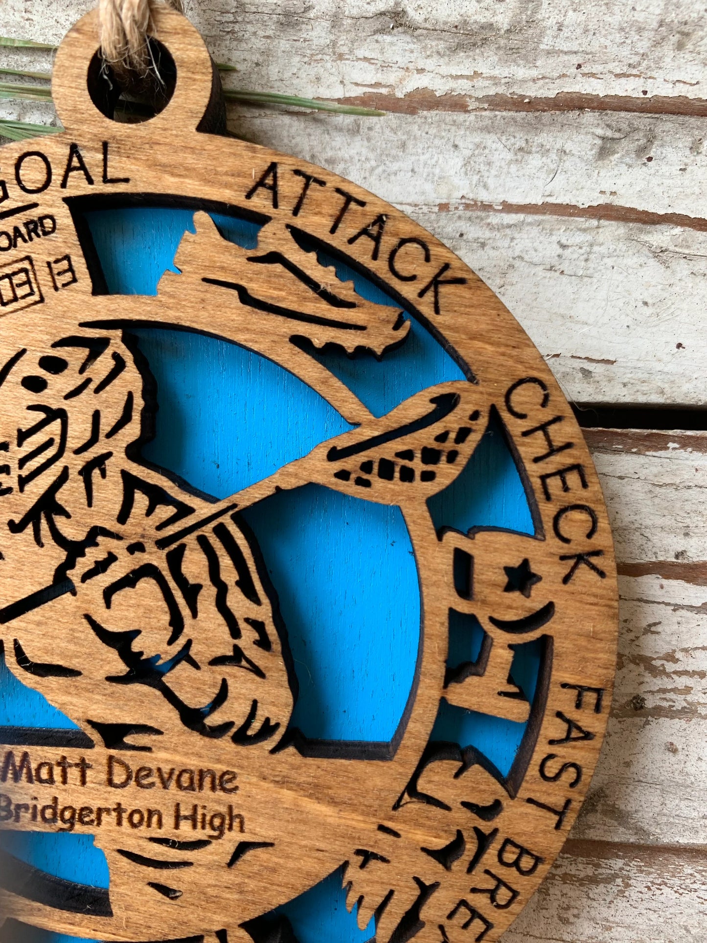Personalized Lacrosse Christmas Tree Ornament | Gift for High School Lacrosse Team | Custom Lacrosse Ornament | Senior Lacrosse Gift