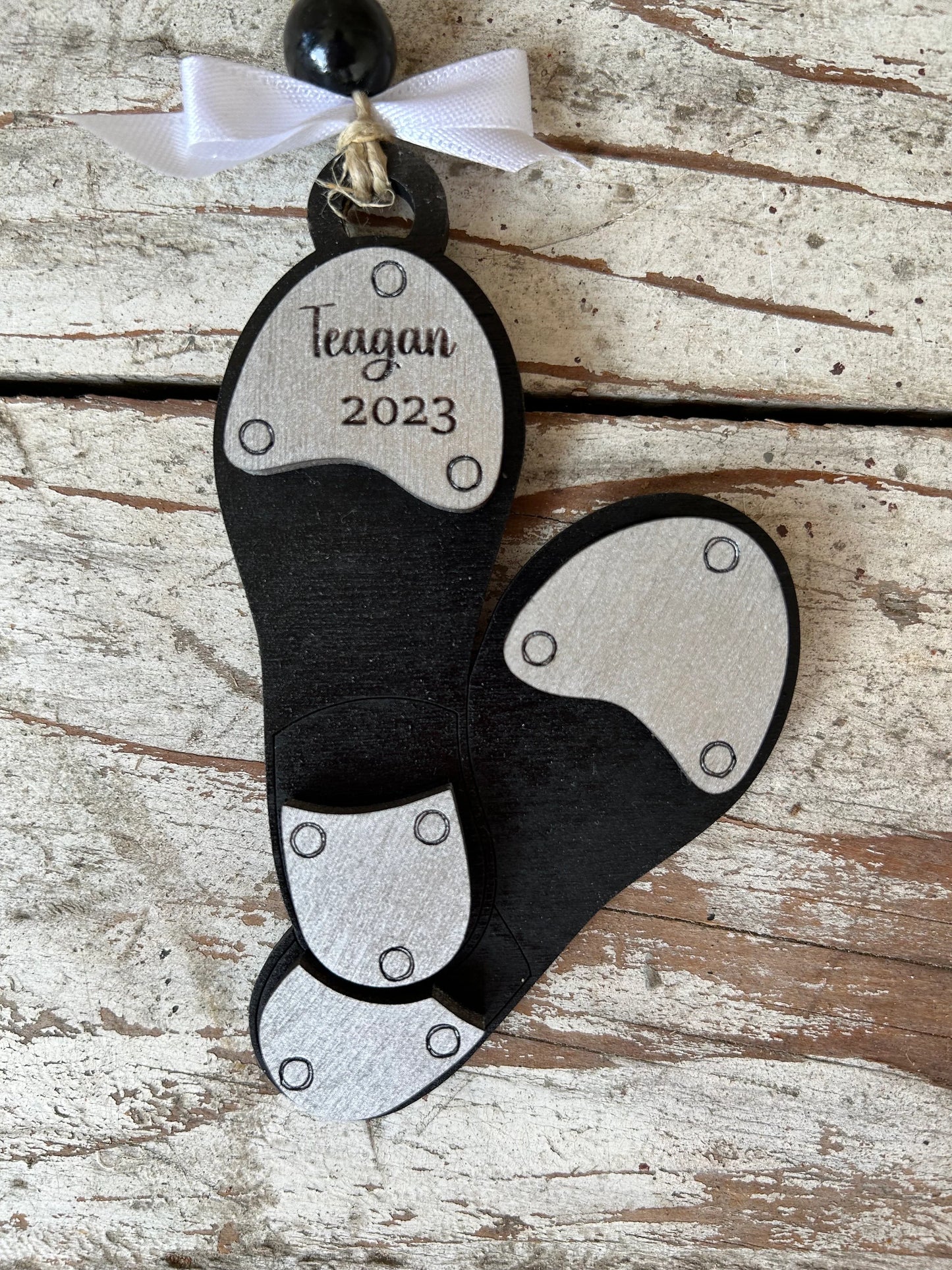 Personalized Tap Dance Christmas Tree Ornament | Tap Shoes Ornament | Jazz Dancer | Dance Teacher Gift | Gift For Dancer | Dance Ornament