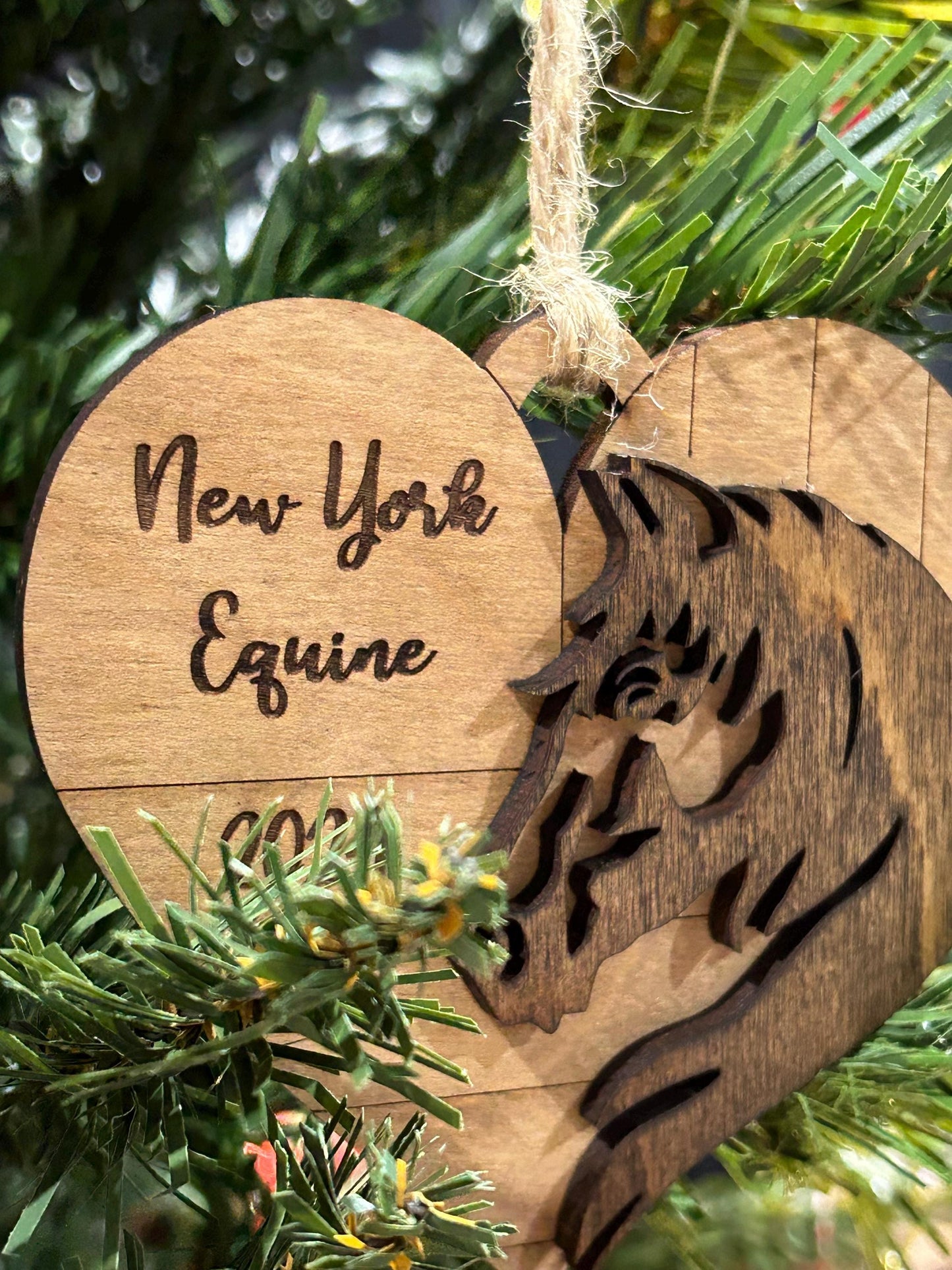 Personalized Horse Christmas Ornament | Gift for Horse Lover | Custom Horseback Riding Students Gift | Equine Equestrian Keepsake