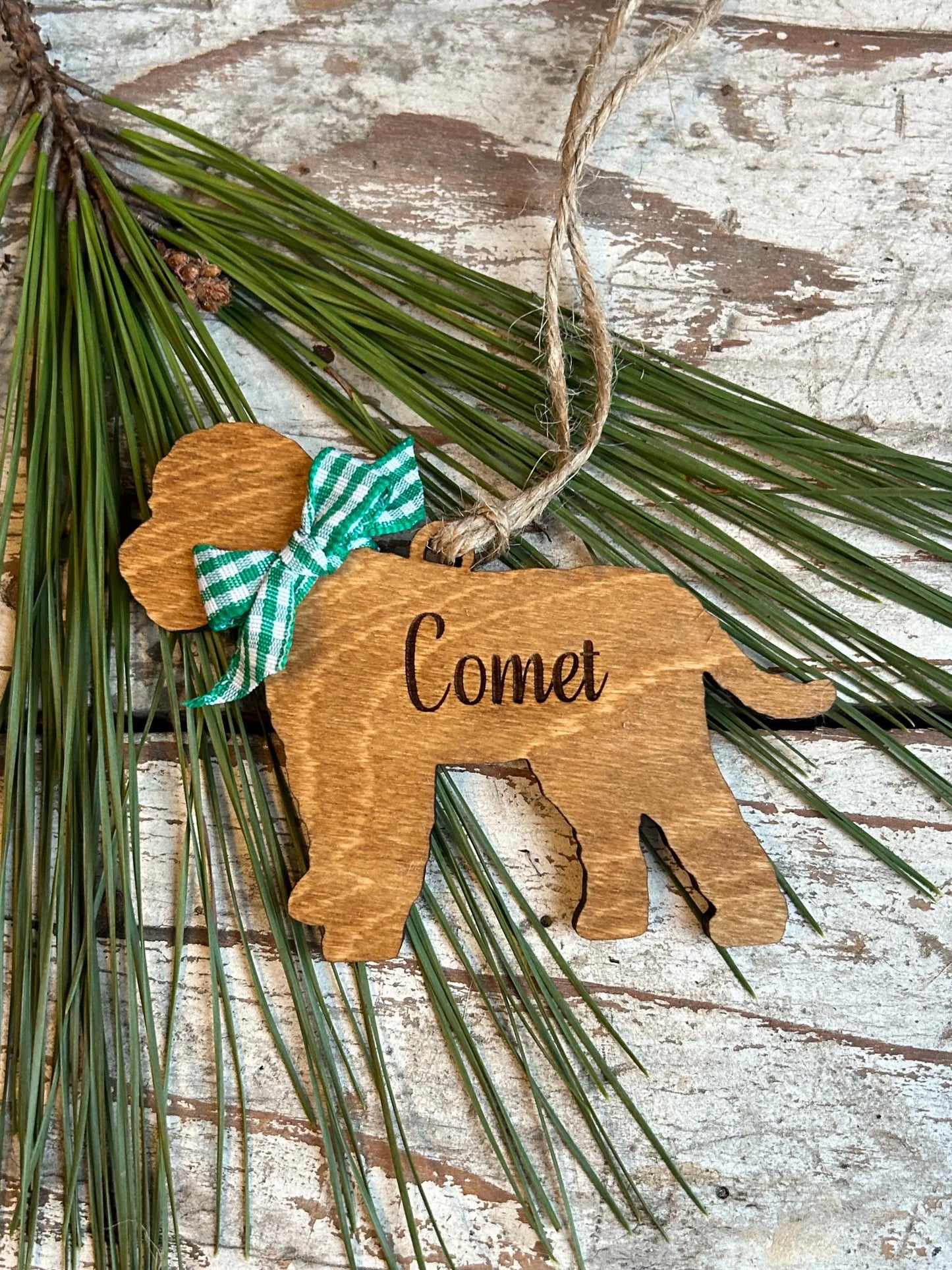 Personalized Cane Corso | Chihuahua | Cockapoo| Cocker Spaniel Dog Breed Christmas Tree Ornament | Dog Mom | Dog Lover gift