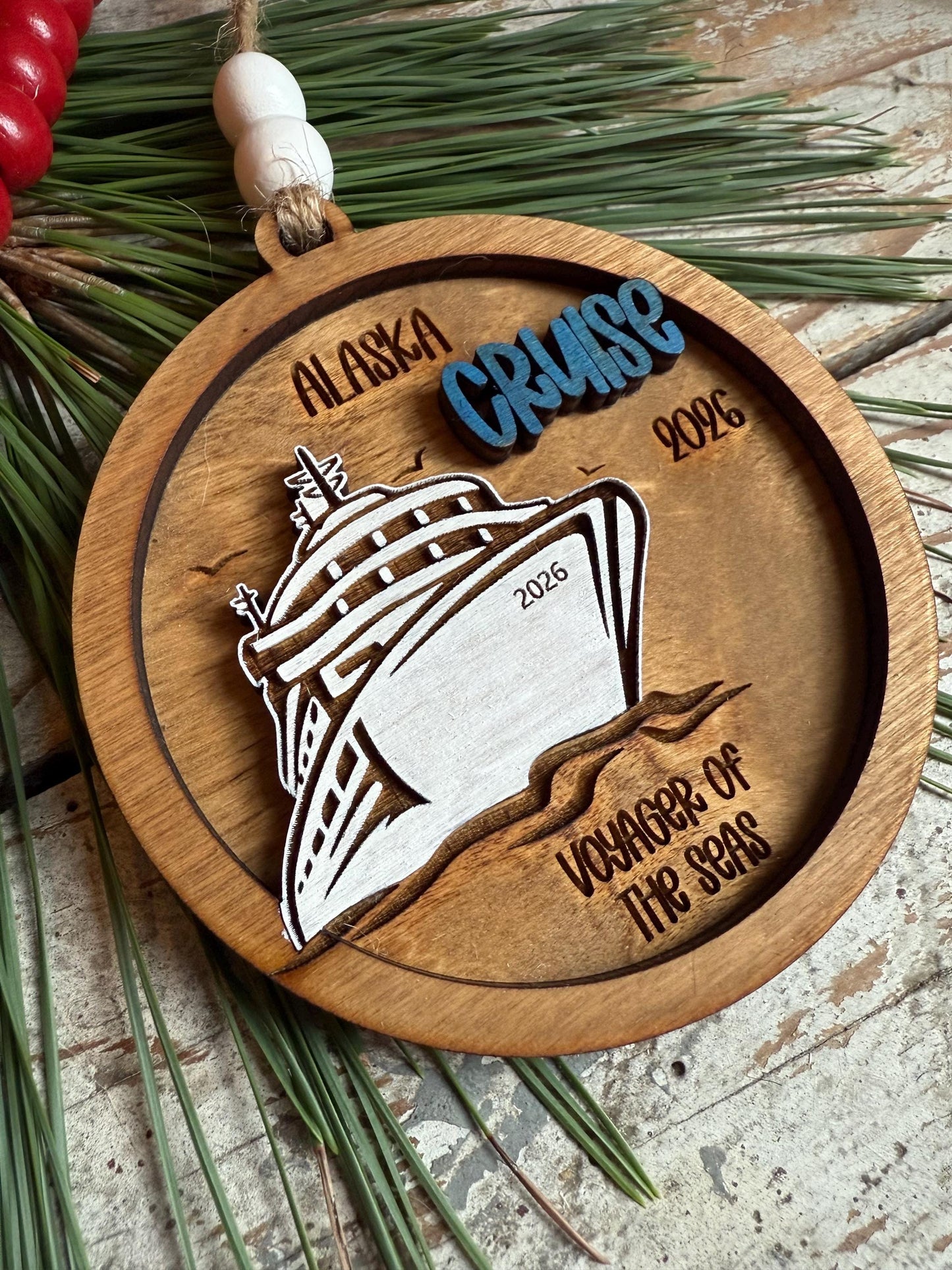 2026 Personalized Cruise Christmas Tree Ornament | Family Vacation Ornament | Family Trip Keepsake | Custom Cruising Ship