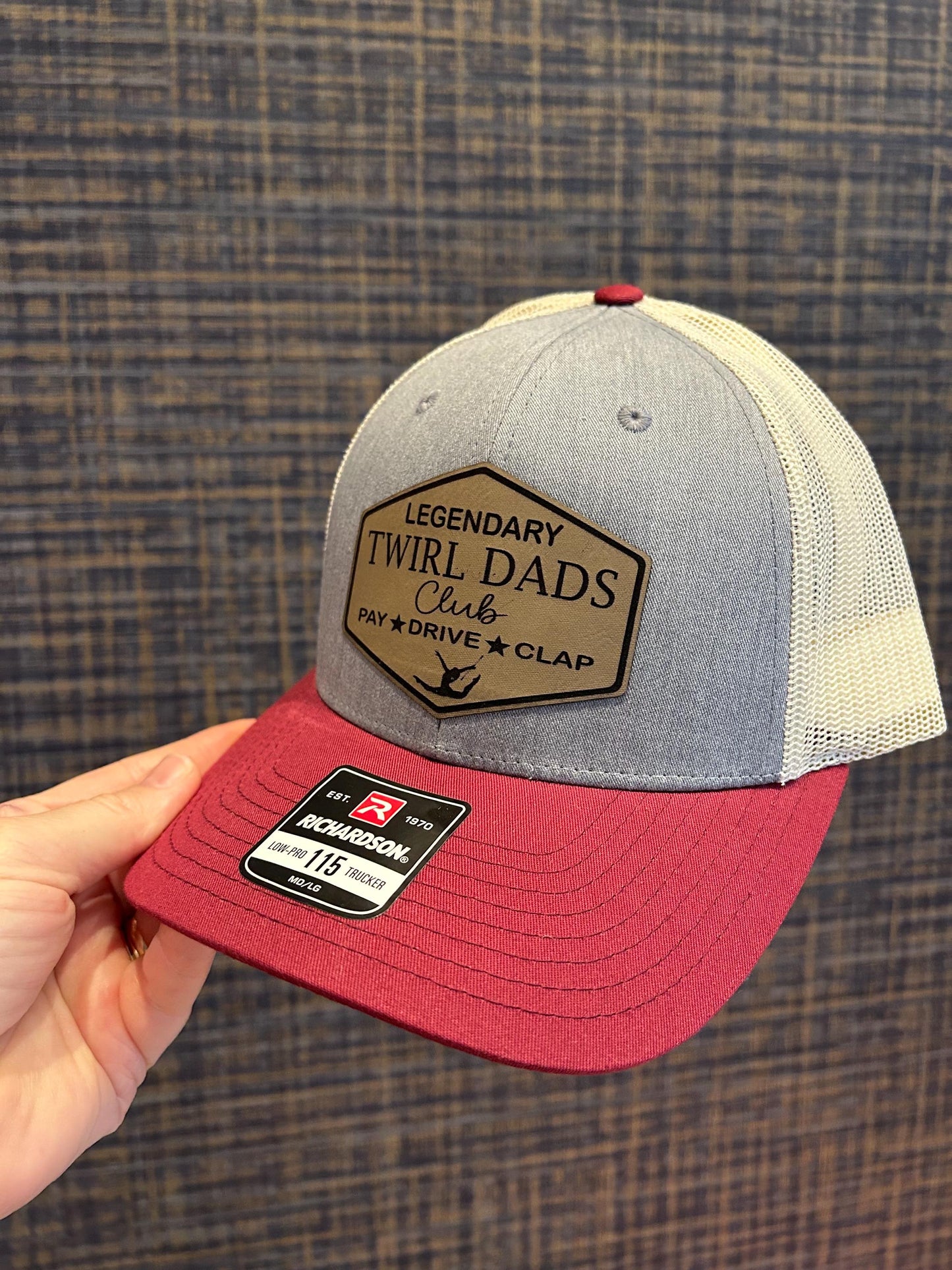 Legendary Twirl Dads Club Trucker Hat | Pay Drive Clap Cap for Baton Twirling Dad