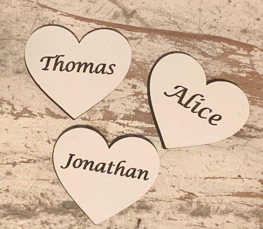 Additional Individual Heart for Family Tree Hanging Hearts Sign