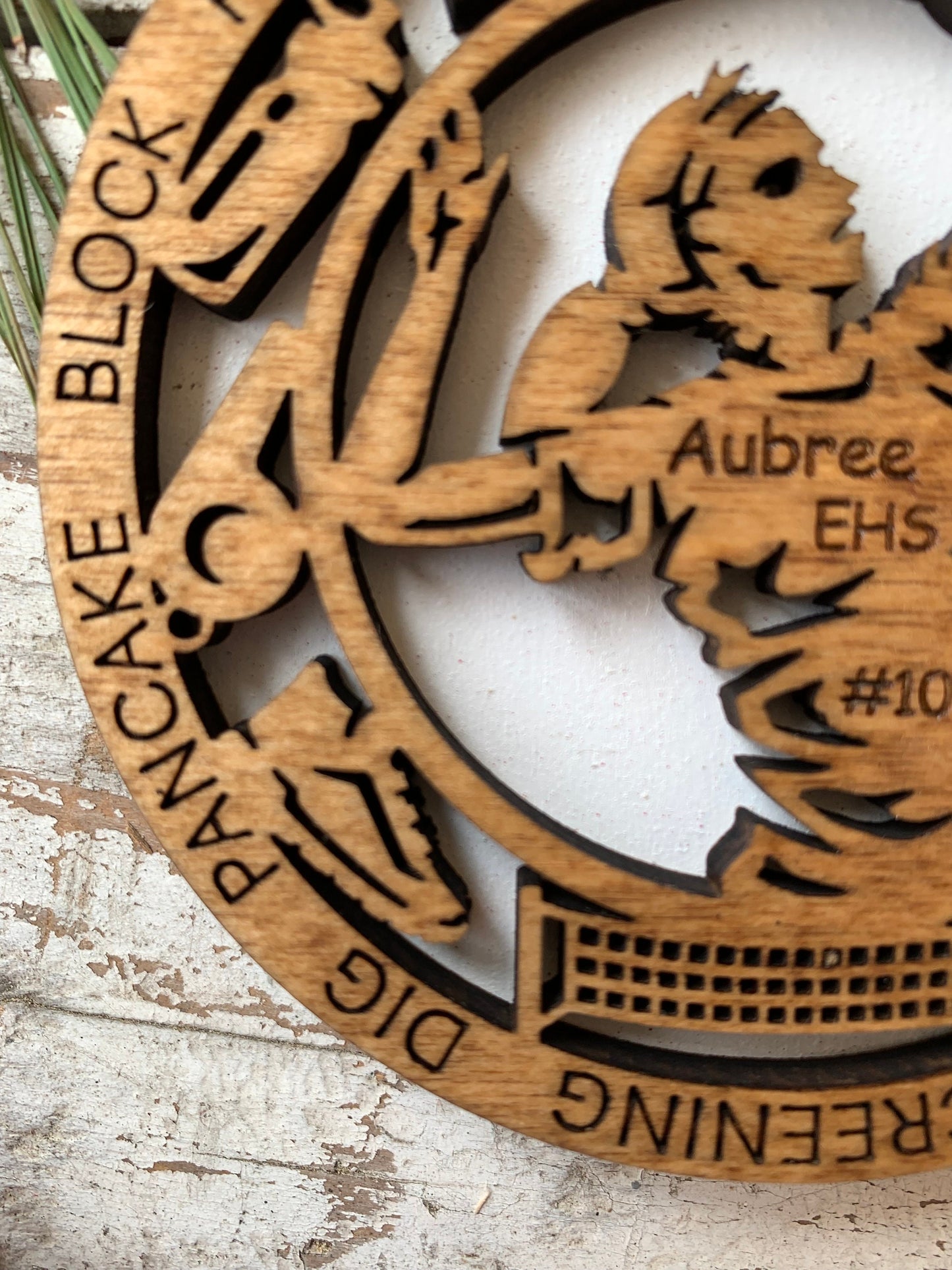 Personalized Volleyball Christmas Tree Ornament | Gift for High School Volleyball Team | Custom Volleyball Player Ornament |