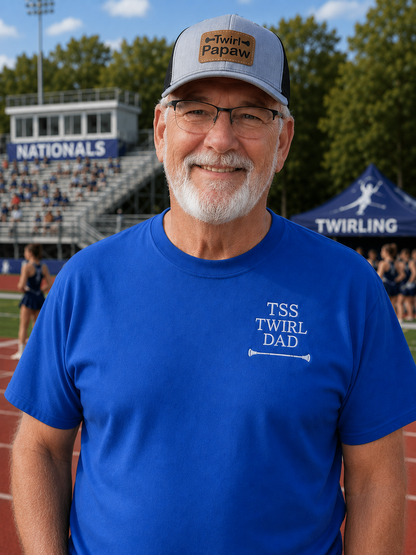 TSS Twirl Dad Embroidered T-shirt for TSS Fundraiser (Copy)