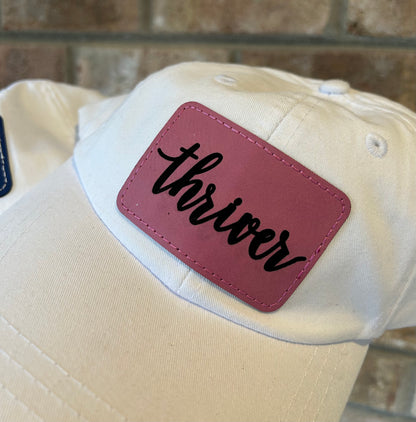 Bulk Order Hat with Personalized Leatherette Patch | Gift for Cruise Clients