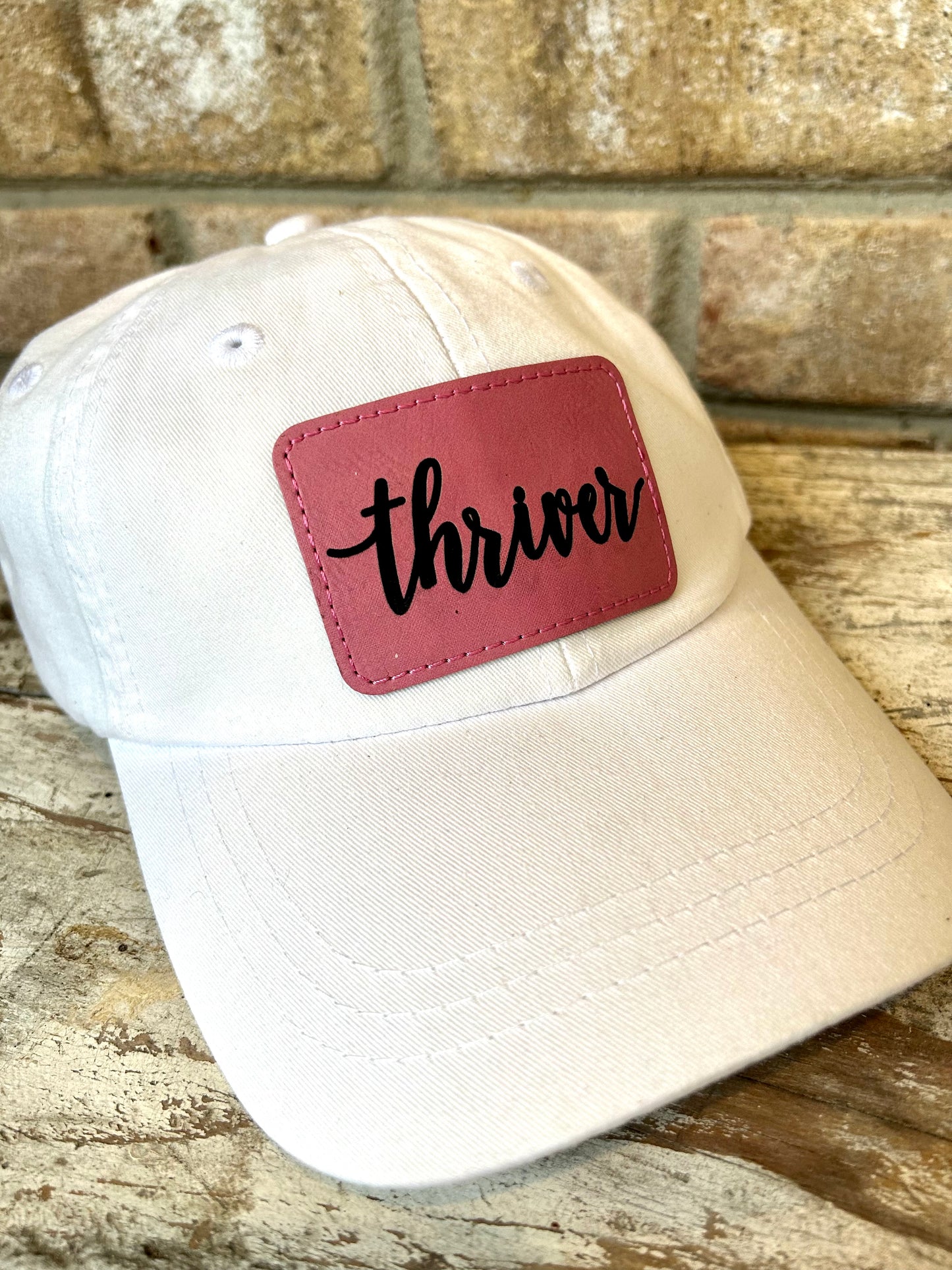 Bulk Order Hat with Personalized Leatherette Patch | Gift for Cruise Clients