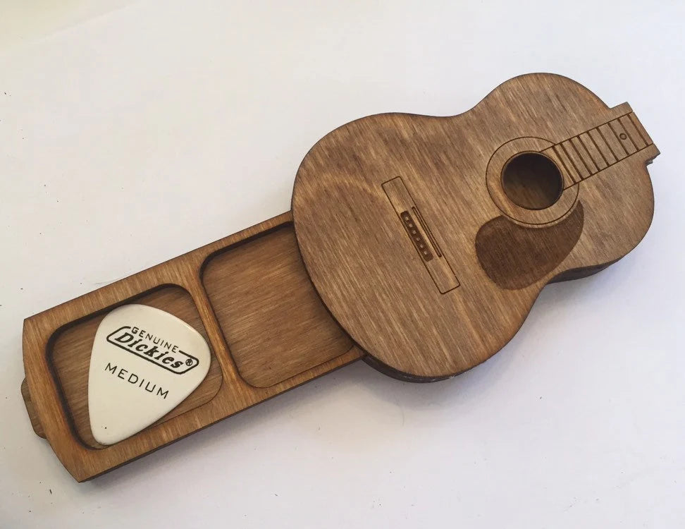 Custom Guitar Pick Holder | Gift for Dad | Gift for Guitar Player | Personalized Gift for Music Lover | Christmas Present for Guitar Player
