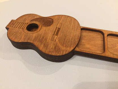 Custom Guitar Pick Holder | Gift for Dad | Gift for Guitar Player | Personalized Gift for Music Lover | Christmas Present for Guitar Player