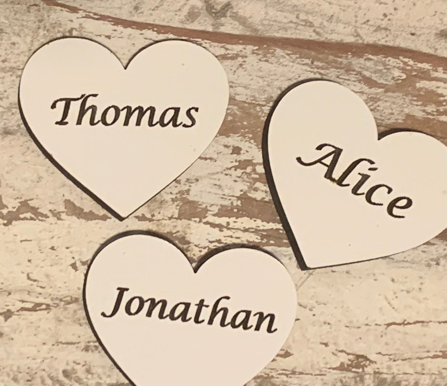 Additional Individual Heart for Family Tree Hanging Hearts Sign
