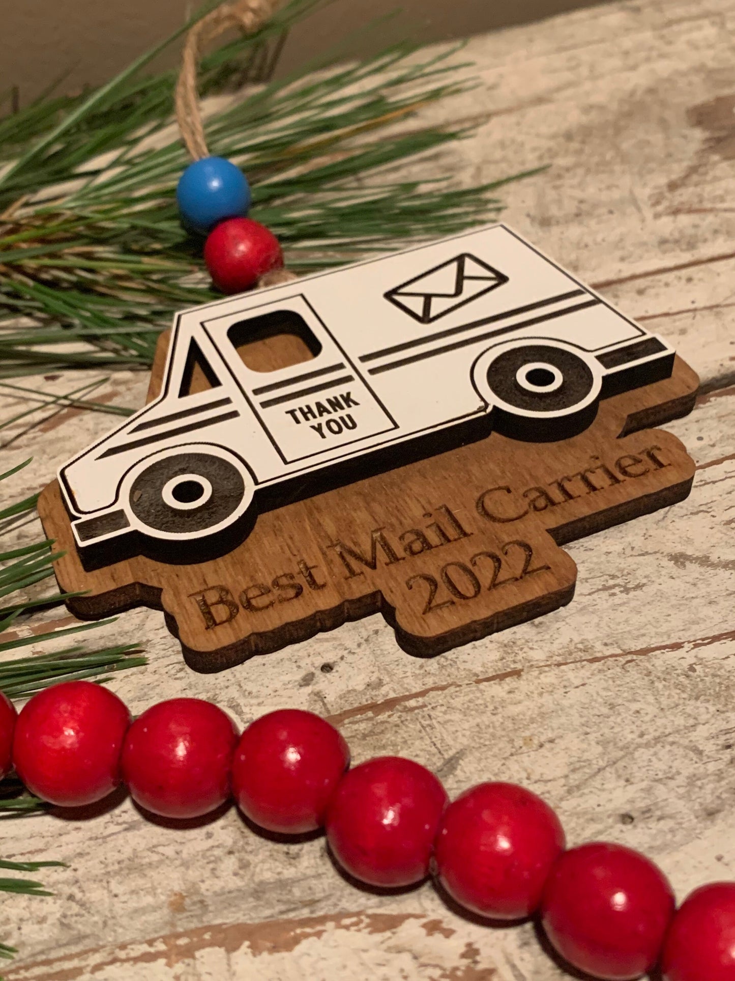 Personalized USPS Mail Carrier-Postman Christmas Tree keepsake Ornament | Gift for Mail Carrier | Postal Worker Appreciation Gift