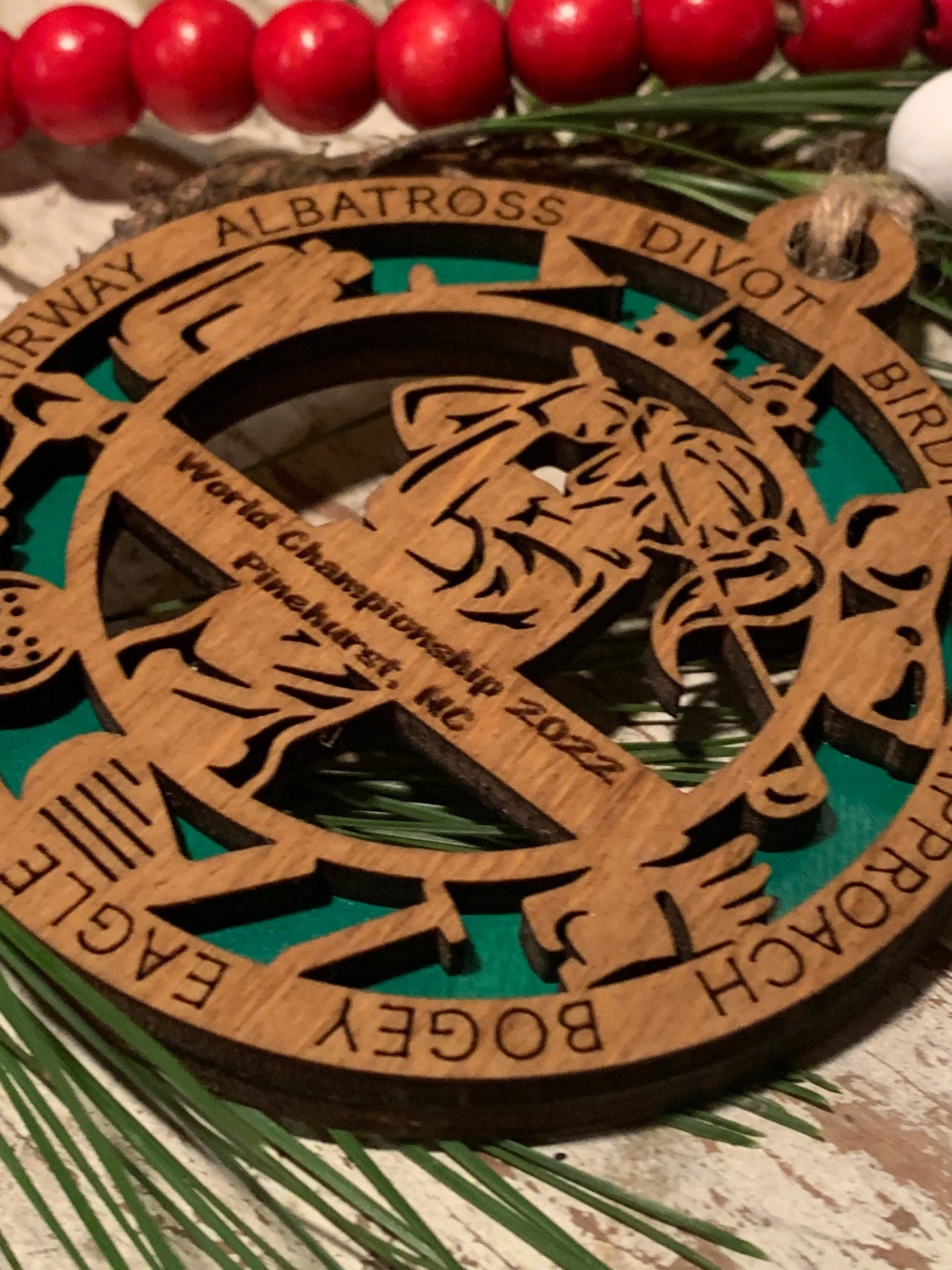 Personalized Golf Girl or Boy Christmas Tree Keepsake Ornament | High School Golf Team | Golf Tournament Keepsake | Golfer Hole in One