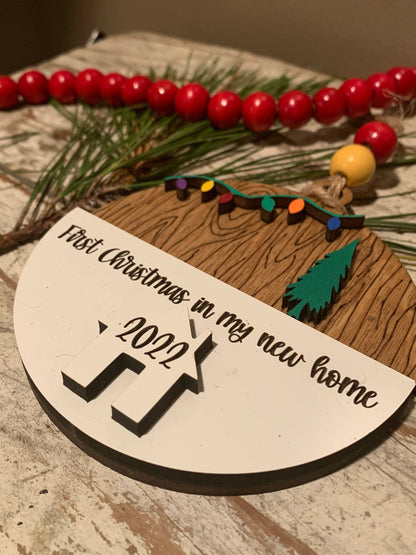 2026 First Christmas in Our New Home Christmas Ornament | New Home Ornament | Housewarming Gift | New Address Ornament | Family Ornament