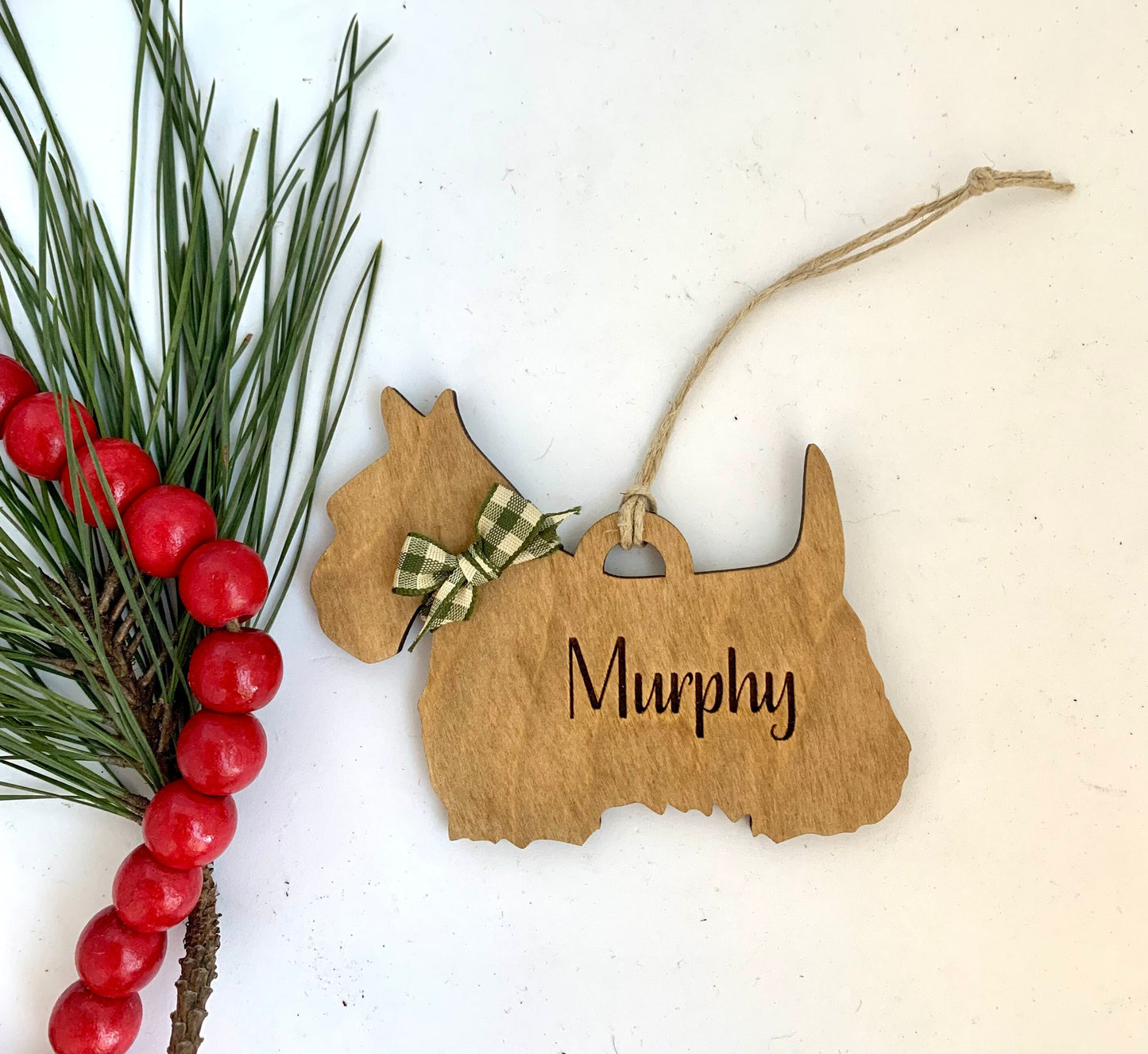 Personalized Shih Tzu | Terrier | Weimaraner | Westie Dog Breed Christmas Tree Ornament | Dog Mom | Dog Lover gift