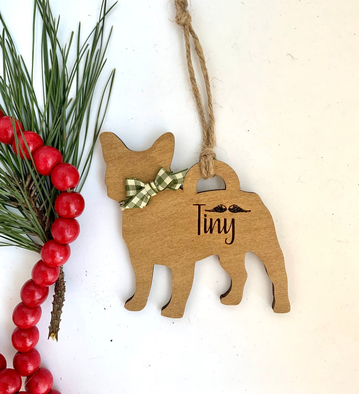Personalized Shih Tzu | Terrier | Weimaraner | Westie Dog Breed Christmas Tree Ornament | Dog Mom | Dog Lover gift