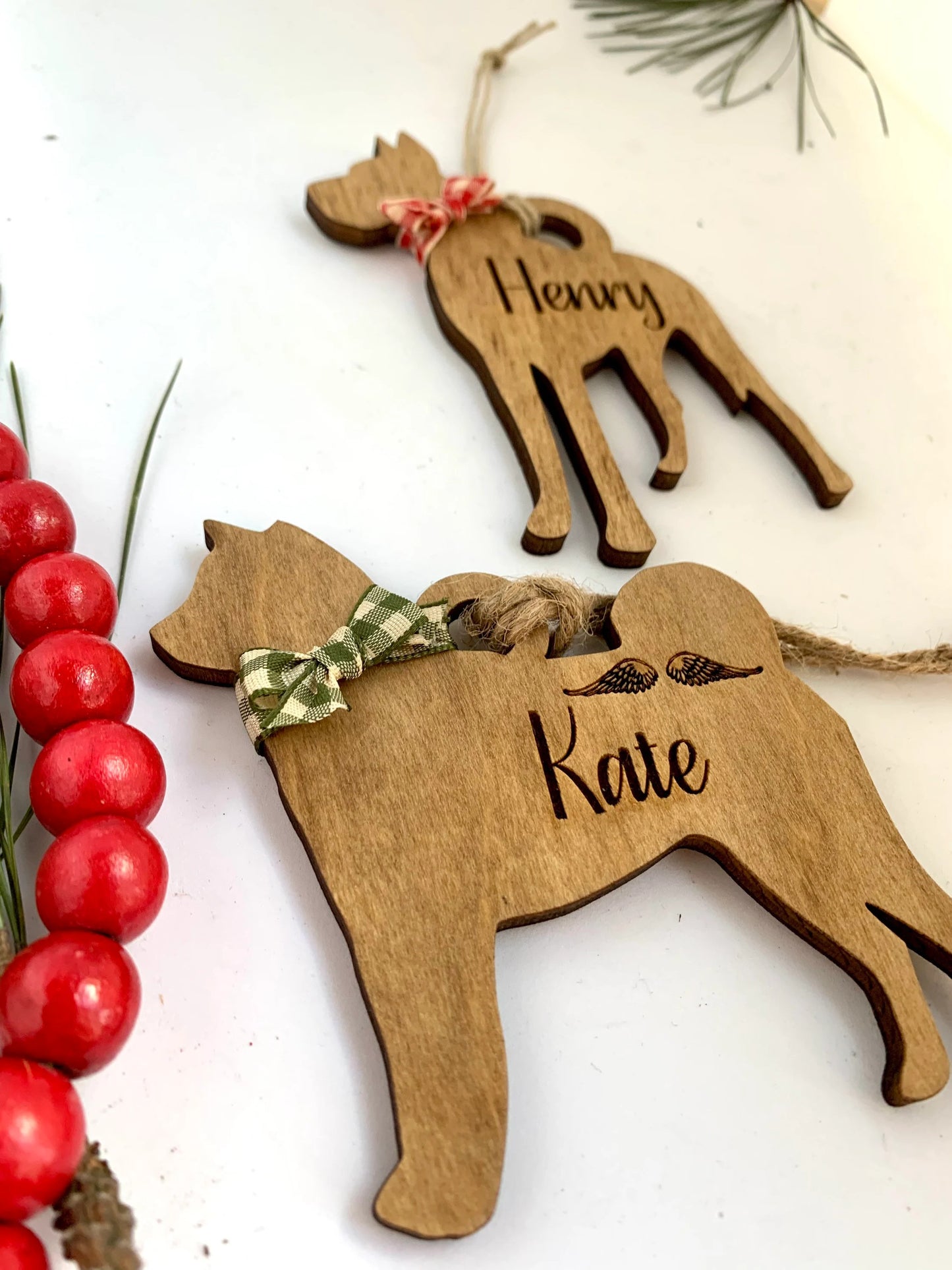 Personalized Great Dane | Great Pyrenees | Greyhound | Husky Christmas Tree Ornament  | Dog Mom | Dog Lover gift