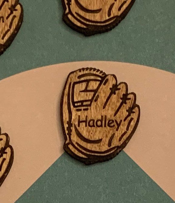 Additional Individual Ball Glove for Baseball Sign