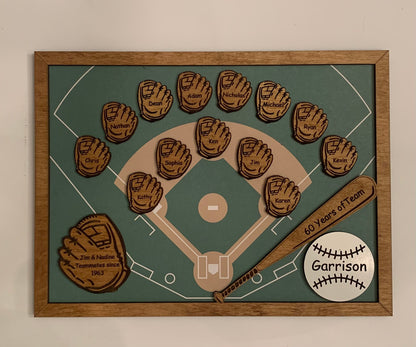 Additional Individual Ball Glove for Baseball Sign