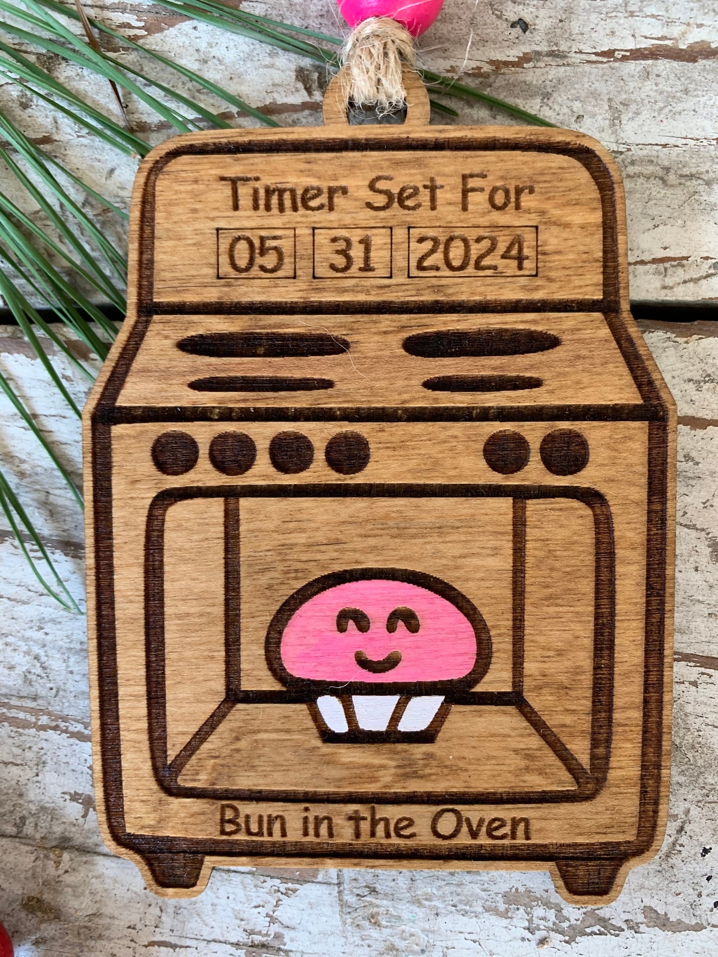 Bun In the Oven 2026 Christmas Tree Ornament | Pregnancy Ornament | Gift for Expecting Parents | Baby Shower Gift | Parents to be gift