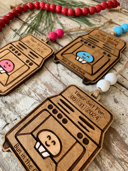 Bun In the Oven 2026 Christmas Tree Ornament | Pregnancy Ornament | Gift for Expecting Parents | Baby Shower Gift | Parents to be gift