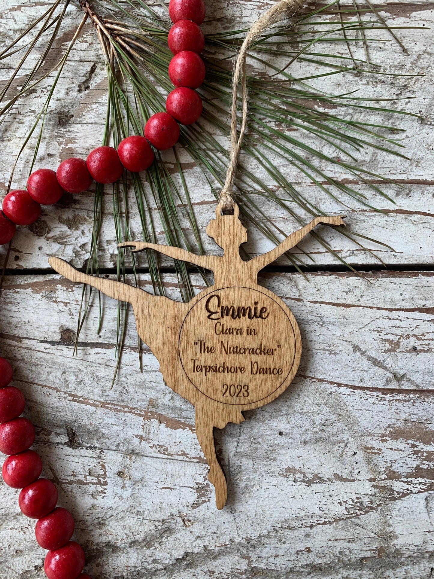 Personalized Ballerina Christmas Tree Ornament | The Nutcracker Ornament | | Dance Teacher Gift | Gift For Ballet Dancer | Ballet Dance