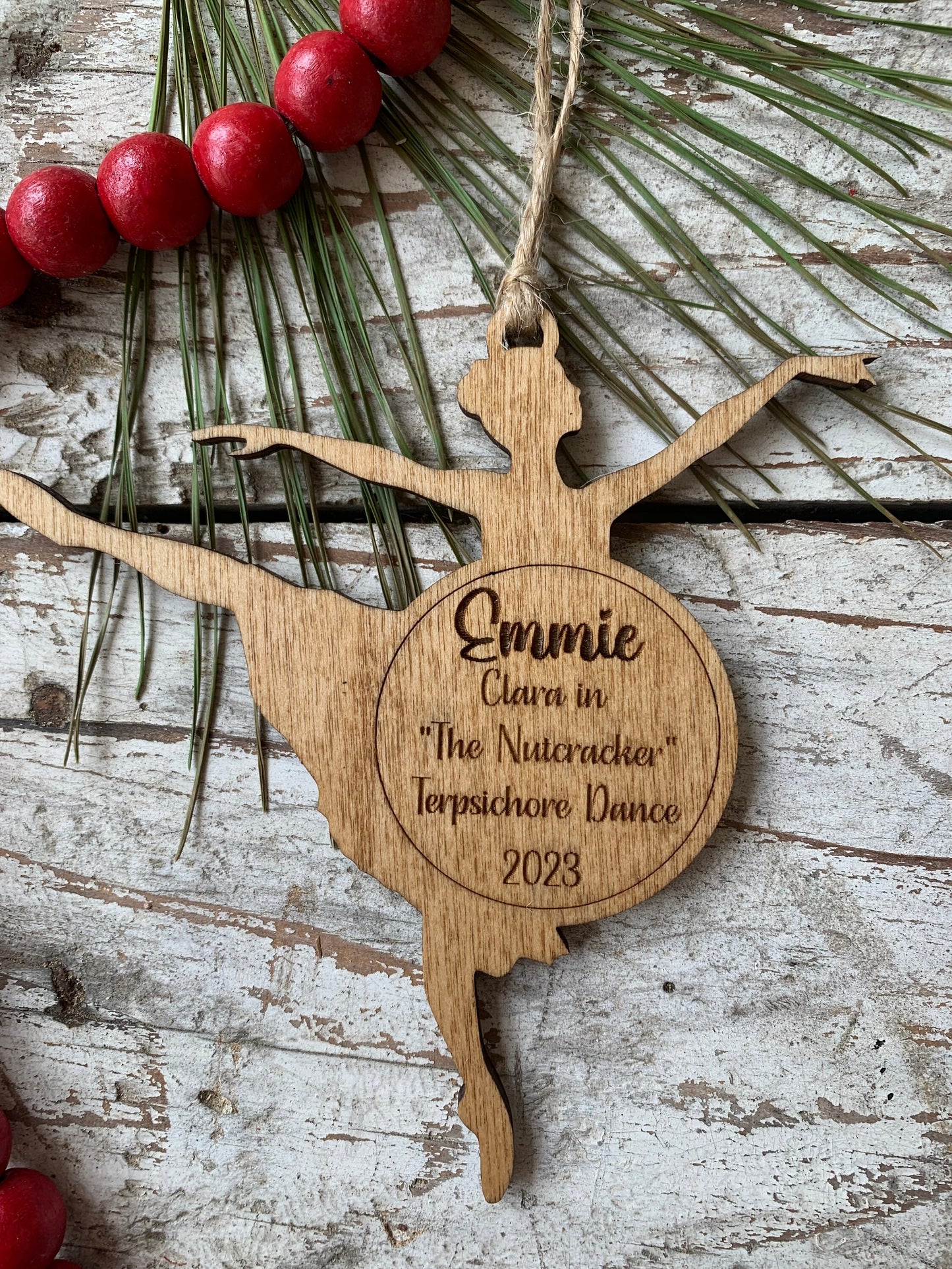 Personalized Ballerina Christmas Tree Ornament | The Nutcracker Ornament | | Dance Teacher Gift | Gift For Ballet Dancer | Ballet Dance
