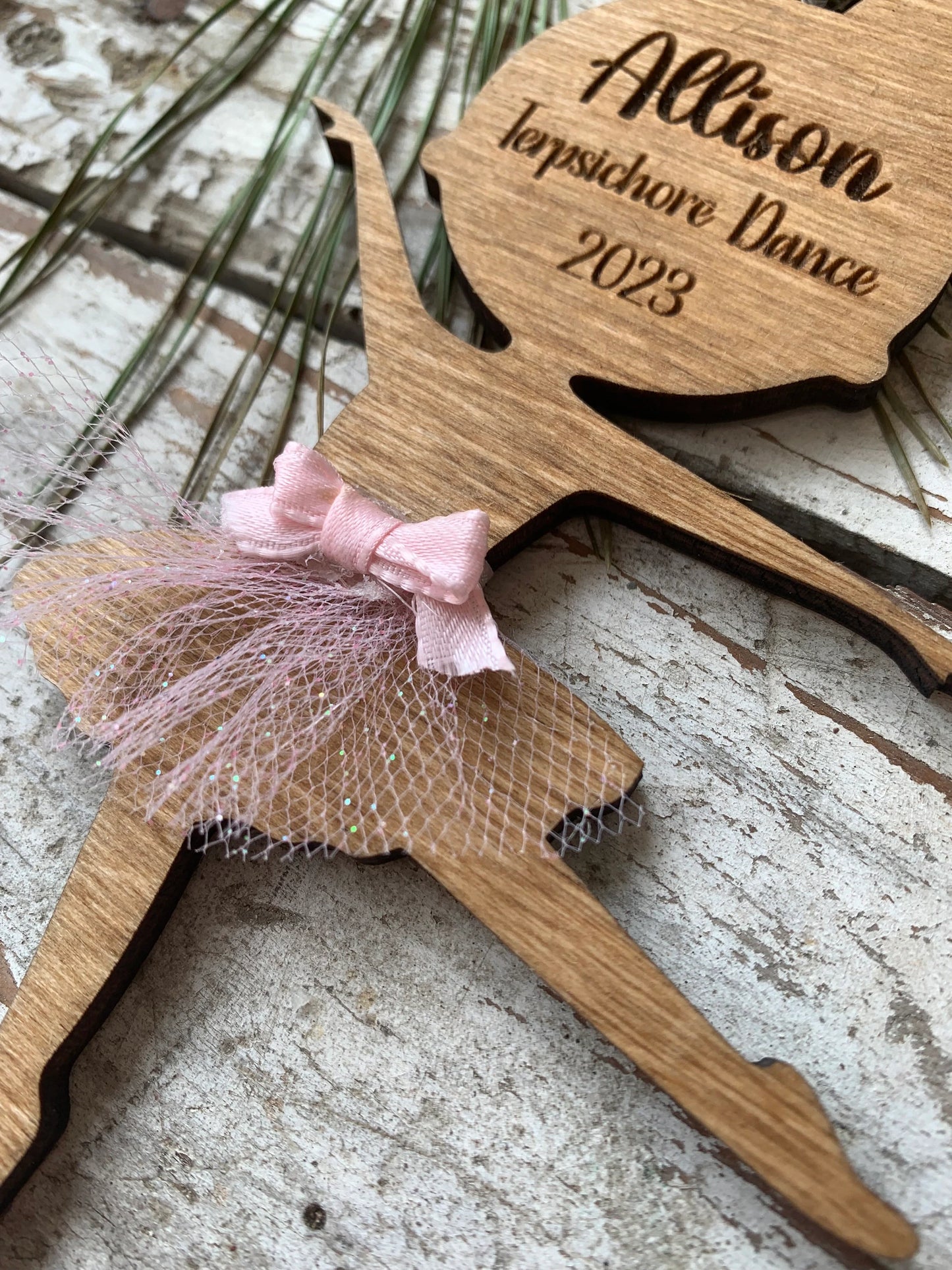 Personalized Ballet Dance Christmas Tree Ornament | Ballet Dance Recital Ornament | Dance Teacher Gift | Ballerina | Dance Ornament