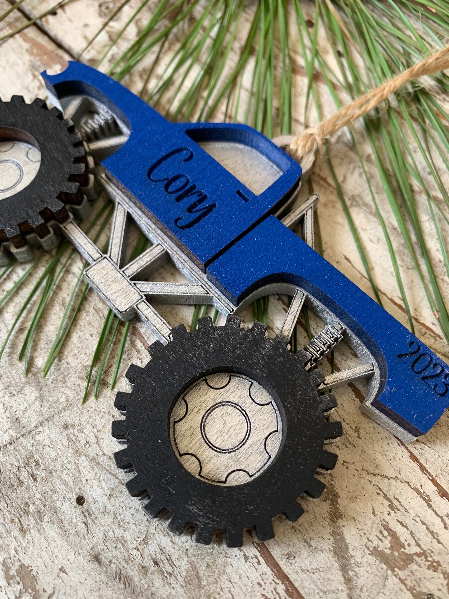 Personalized Monster Truck Christmas Ornament | Demolition Derby | Ornament for Boy | Gift for Trucker | Boys Truck Ornament | Truck Lover