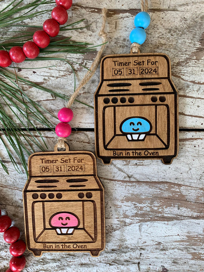 Bun In the Oven 2026 Christmas Tree Ornament | Pregnancy Ornament | Gift for Expecting Parents | Baby Shower Gift | Parents to be gift