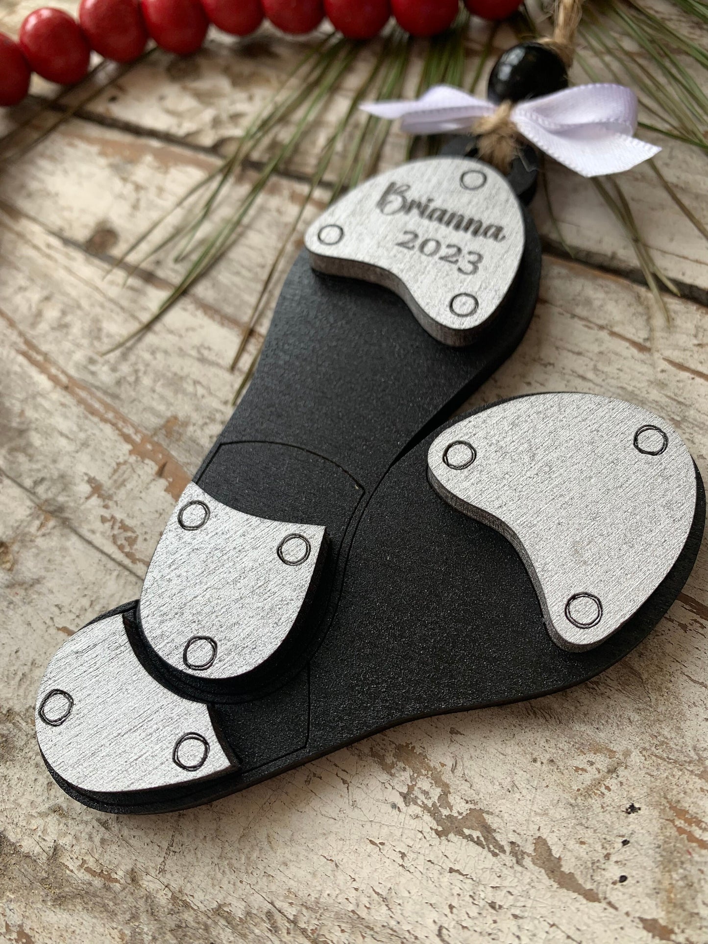 Personalized Tap Dance Christmas Tree Ornament | Tap Shoes Ornament | Jazz Dancer | Dance Teacher Gift | Gift For Dancer | Dance Ornament