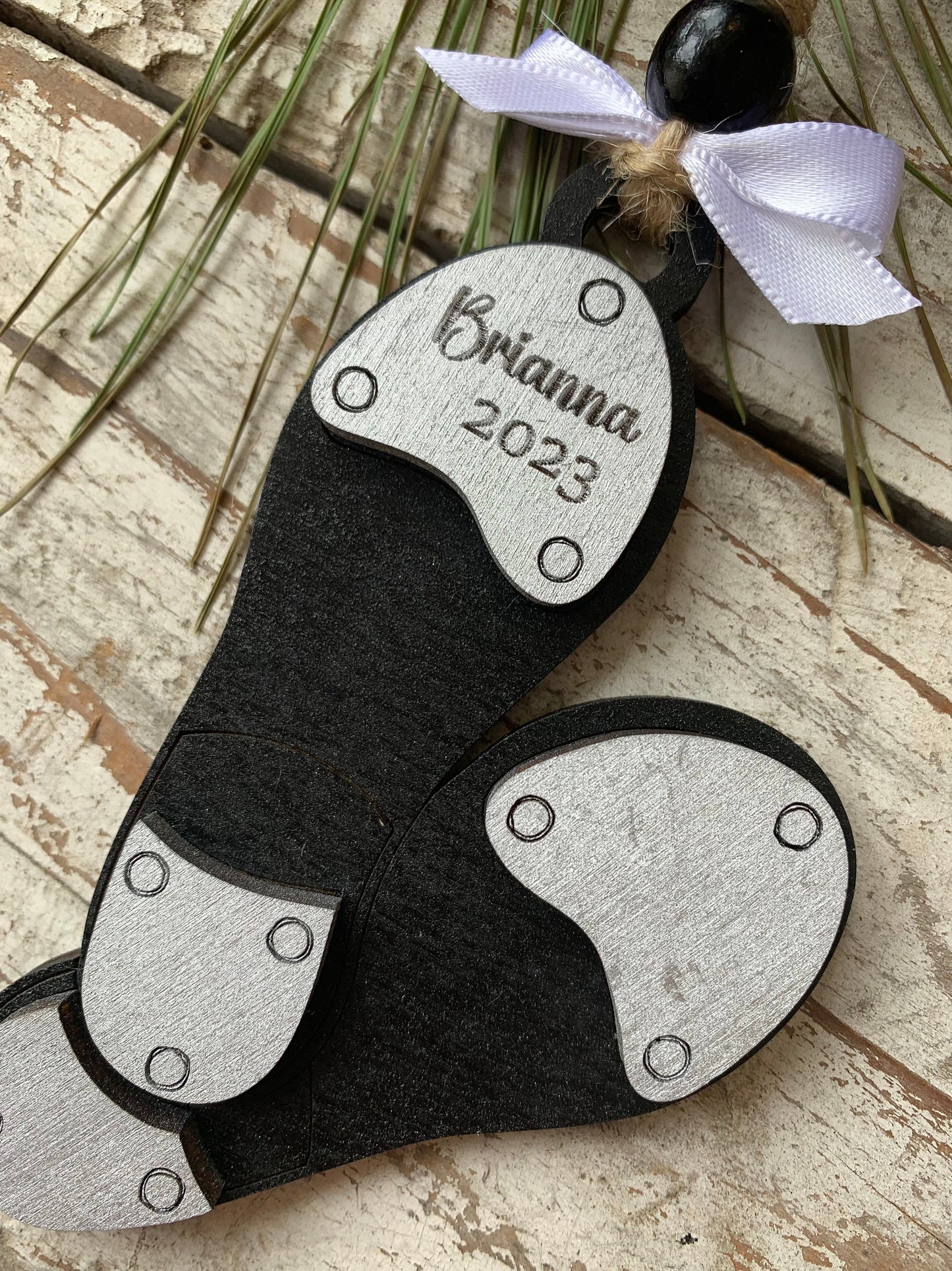 Personalized Tap Dance Christmas Tree Ornament | Tap Shoes Ornament | Jazz Dancer | Dance Teacher Gift | Gift For Dancer | Dance Ornament