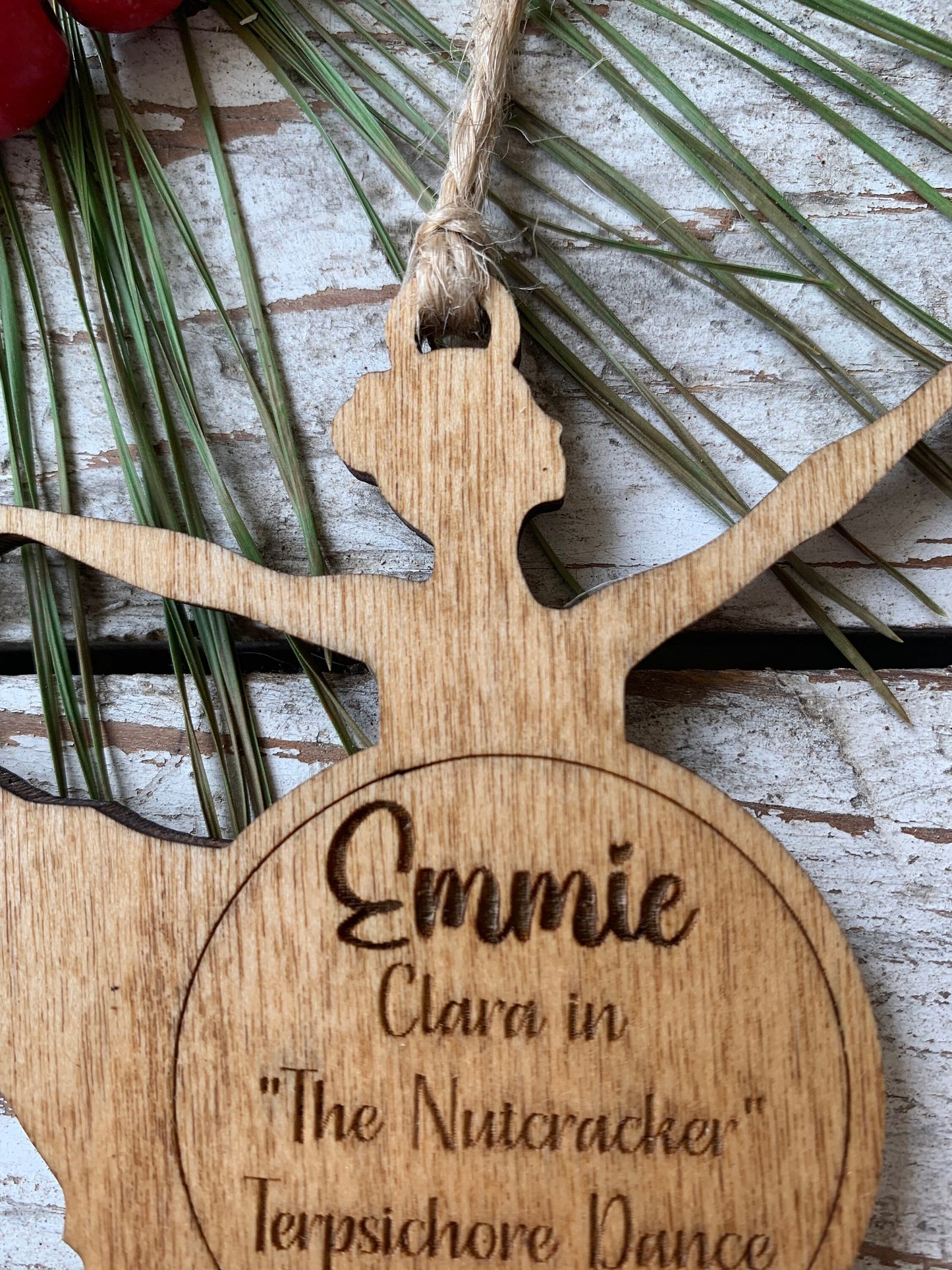 Personalized Ballerina Christmas Tree Ornament | The Nutcracker Ornament | | Dance Teacher Gift | Gift For Ballet Dancer | Ballet Dance