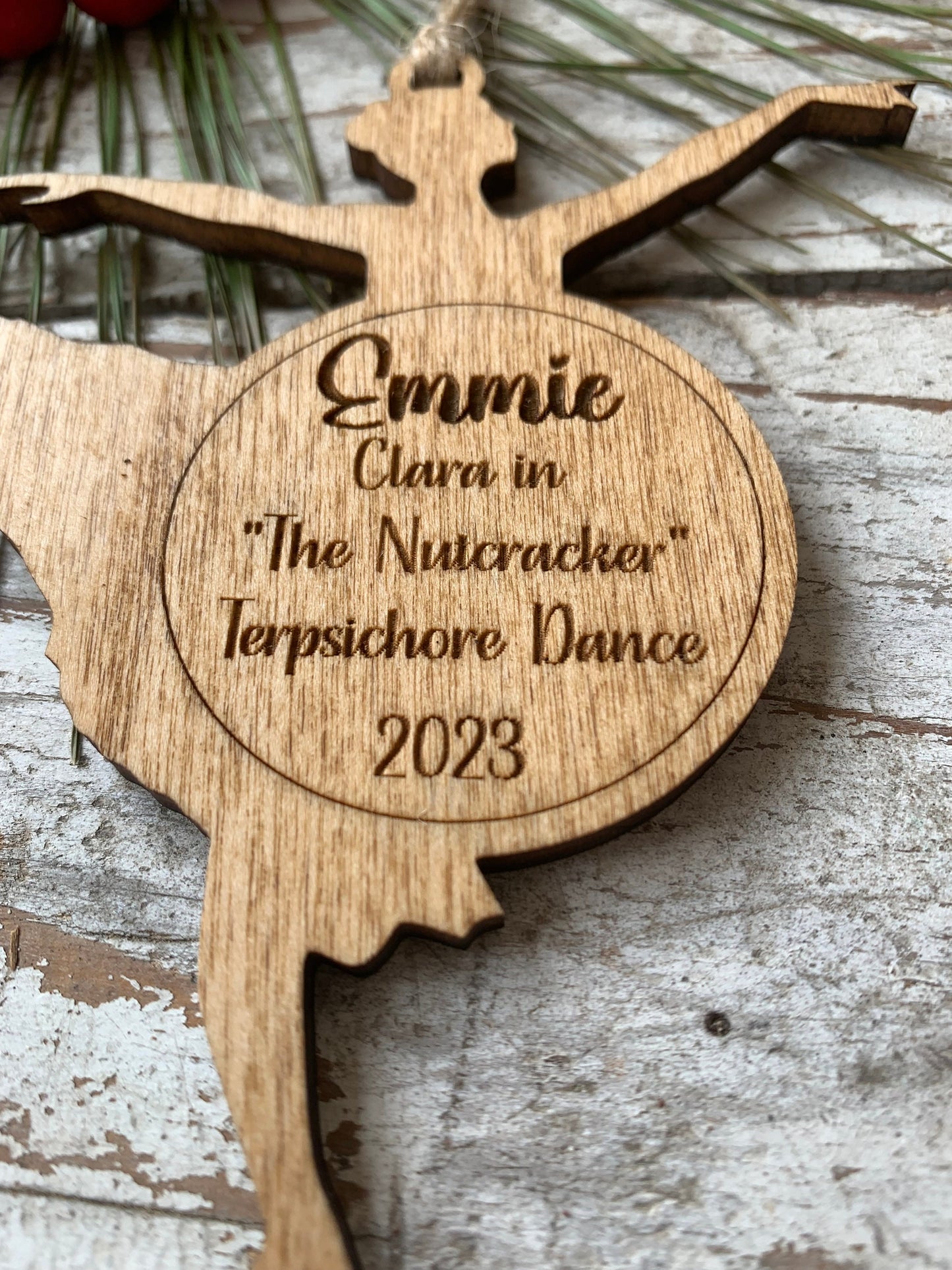 Personalized Ballerina Christmas Tree Ornament | The Nutcracker Ornament | | Dance Teacher Gift | Gift For Ballet Dancer | Ballet Dance