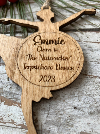 Personalized Ballerina Christmas Tree Ornament | The Nutcracker Ornament | | Dance Teacher Gift | Gift For Ballet Dancer | Ballet Dance