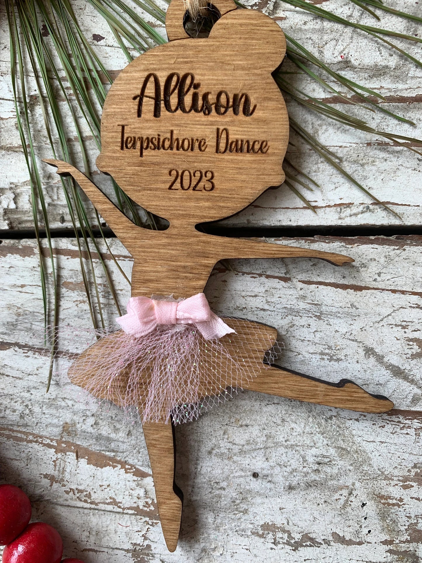 Personalized Ballet Dance Christmas Tree Ornament | Ballet Dance Recital Ornament | Dance Teacher Gift | Ballerina | Dance Ornament