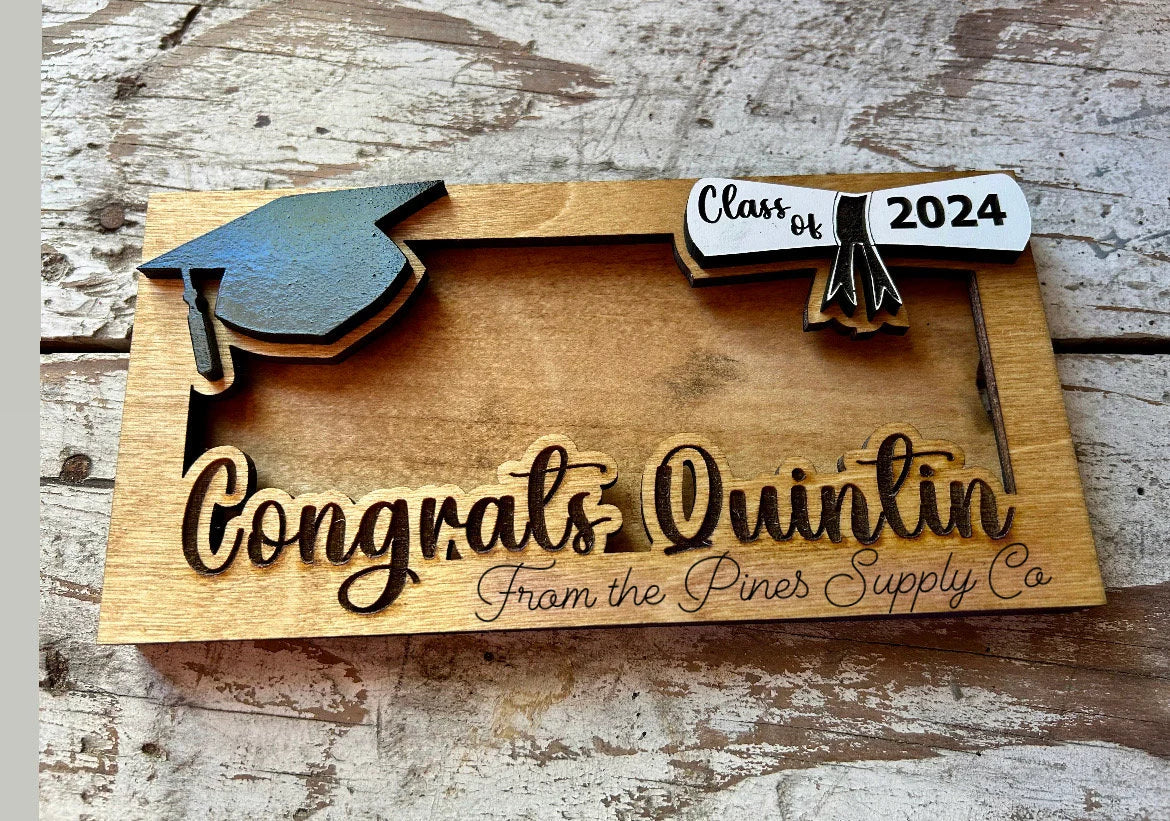 Personalized Graduation Money Holder Gift | Graduation Cash Holder | Class of 2026 High School Senior Gift | Custom College Graduate Gift