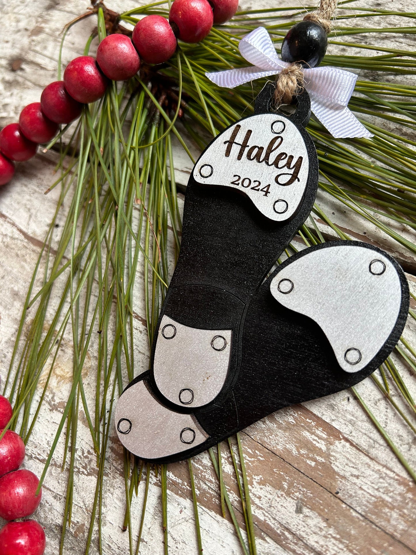 Personalized Tap Dance Christmas Tree Ornament | Tap Shoes Ornament | Jazz Dancer | Dance Teacher Gift | Gift For Dancer | Dance Ornament