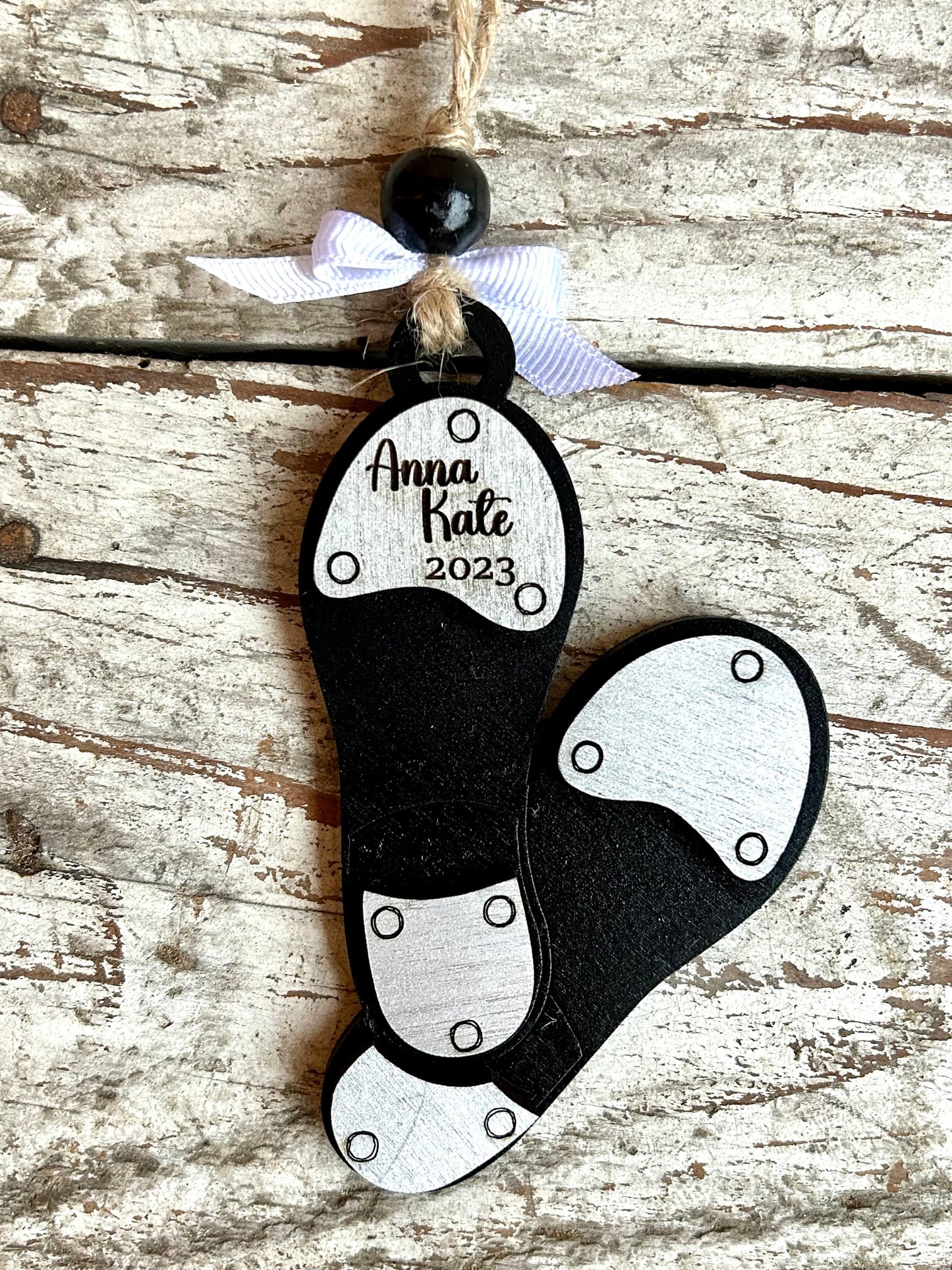Personalized Tap Dance Christmas Tree Ornament | Tap Shoes Ornament | Jazz Dancer | Dance Teacher Gift | Gift For Dancer | Dance Ornament