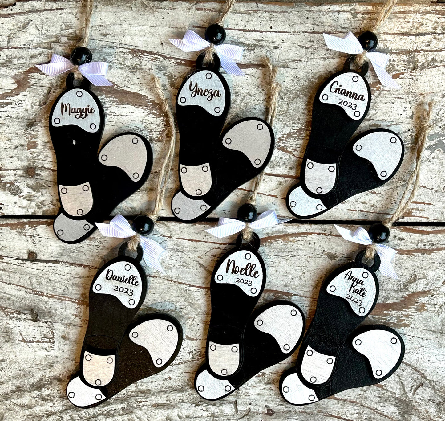 Personalized Tap Dance Christmas Tree Ornament | Tap Shoes Ornament | Jazz Dancer | Dance Teacher Gift | Gift For Dancer | Dance Ornament