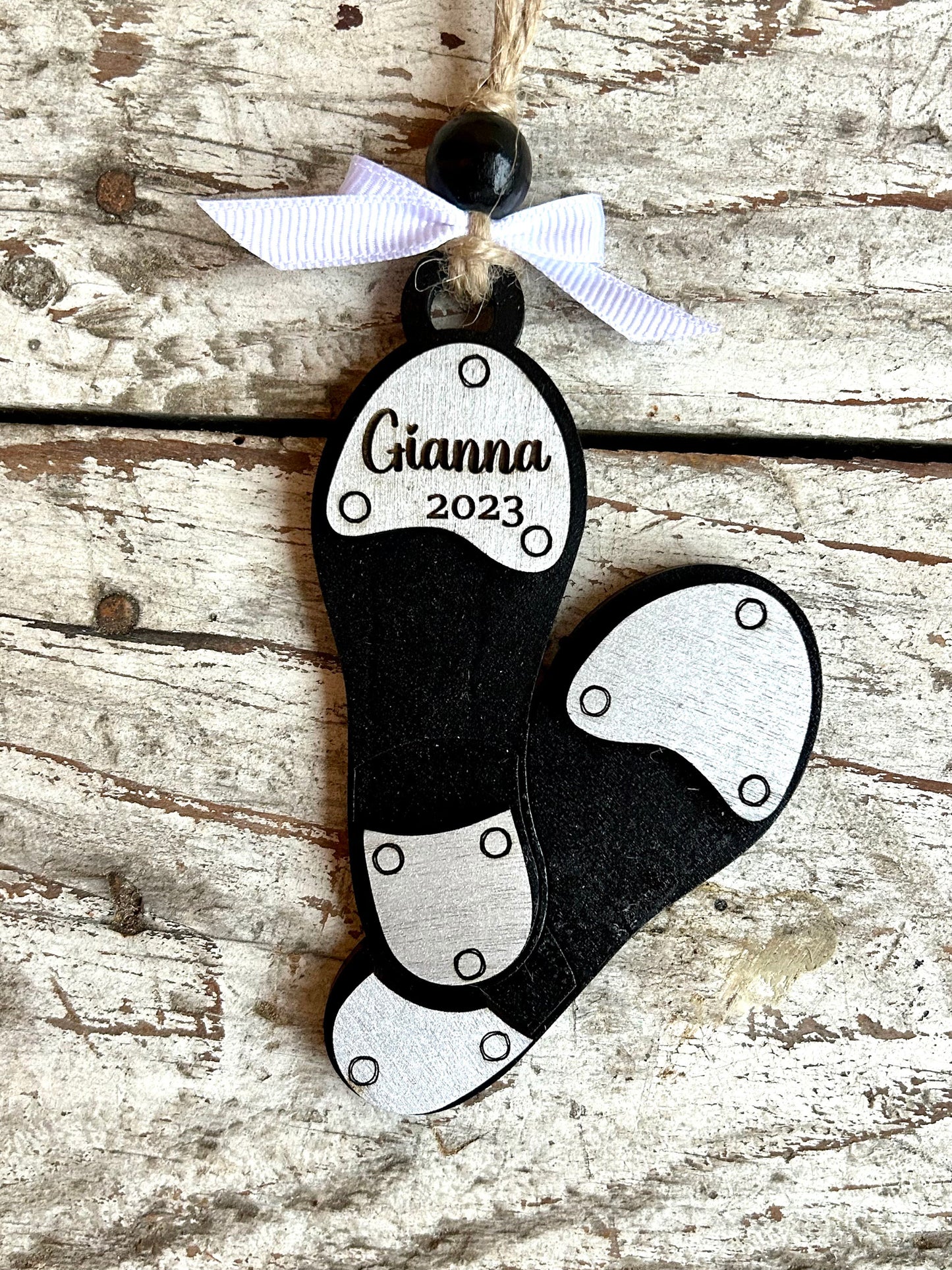 Personalized Tap Dance Christmas Tree Ornament | Tap Shoes Ornament | Jazz Dancer | Dance Teacher Gift | Gift For Dancer | Dance Ornament