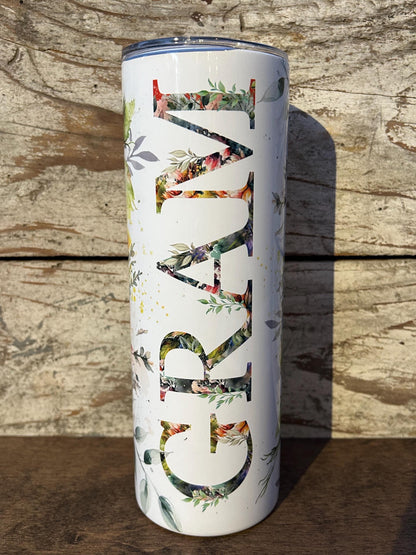 Gram Tumbler and Journal Set | Gift for Grandma | Mothers Day Gift for Grandmother | Water Bottle and Notebook Present for Grammy