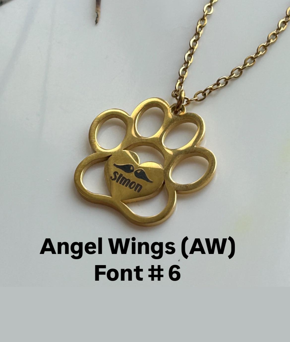 Personalized Paw Print Memorial Necklace for Her | Custom Engraved Pet Loss Memorial Jewelry | Dog Lover | Sympathy Gift | Gift for Dog Mom