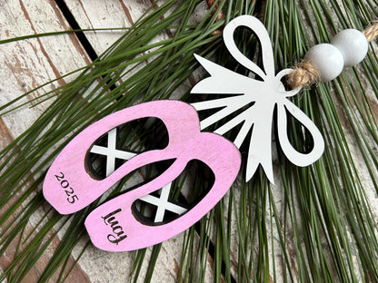 Personalized Ballet Dance Shoes Christmas Tree Ornament | Ballet Dance Recital Ornament | Dance Teacher Gift | Ballerina | Dance Ornament