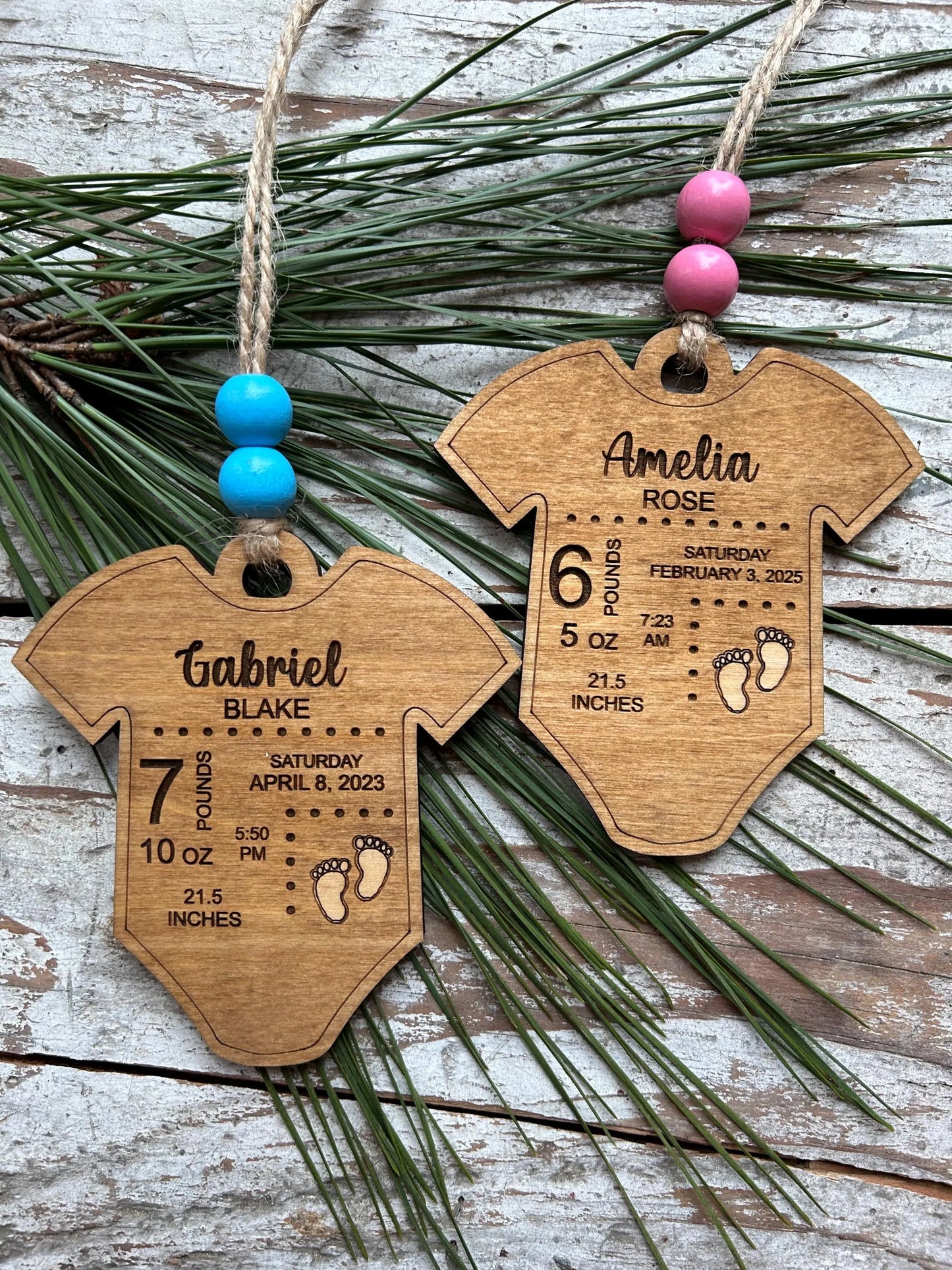 Personalized Newborn Baby Birth Stats Sign | Newborn Name Announcement | Nursery Name Sign | Baby Shower Gift | Baby Arrival Keepsake