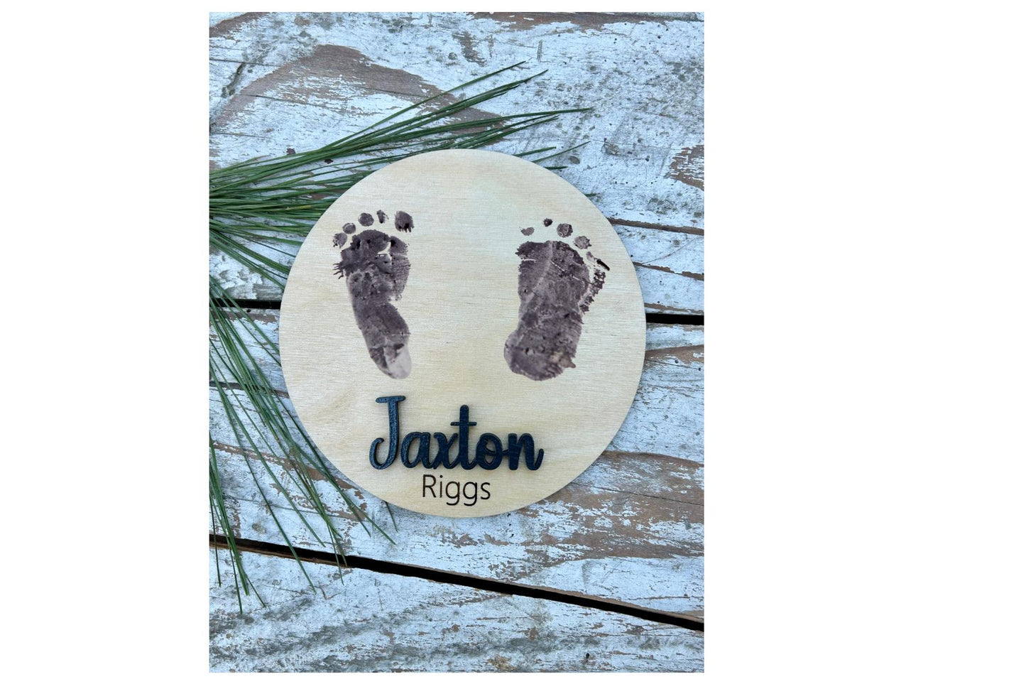 Personalized Newborn Baby Stats Sign | Hospital Footprint Sign For Baby | Newborn Photo Prop | Baby Shower Gift | Birth Announcement Sign