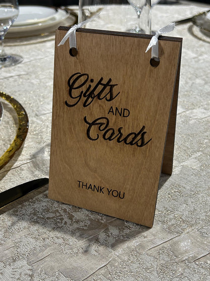 Wedding Gifts and Cards Sign | Engagement Party Presents from Guests Sign | Gift Table Sign for Bridal or Baby Shower